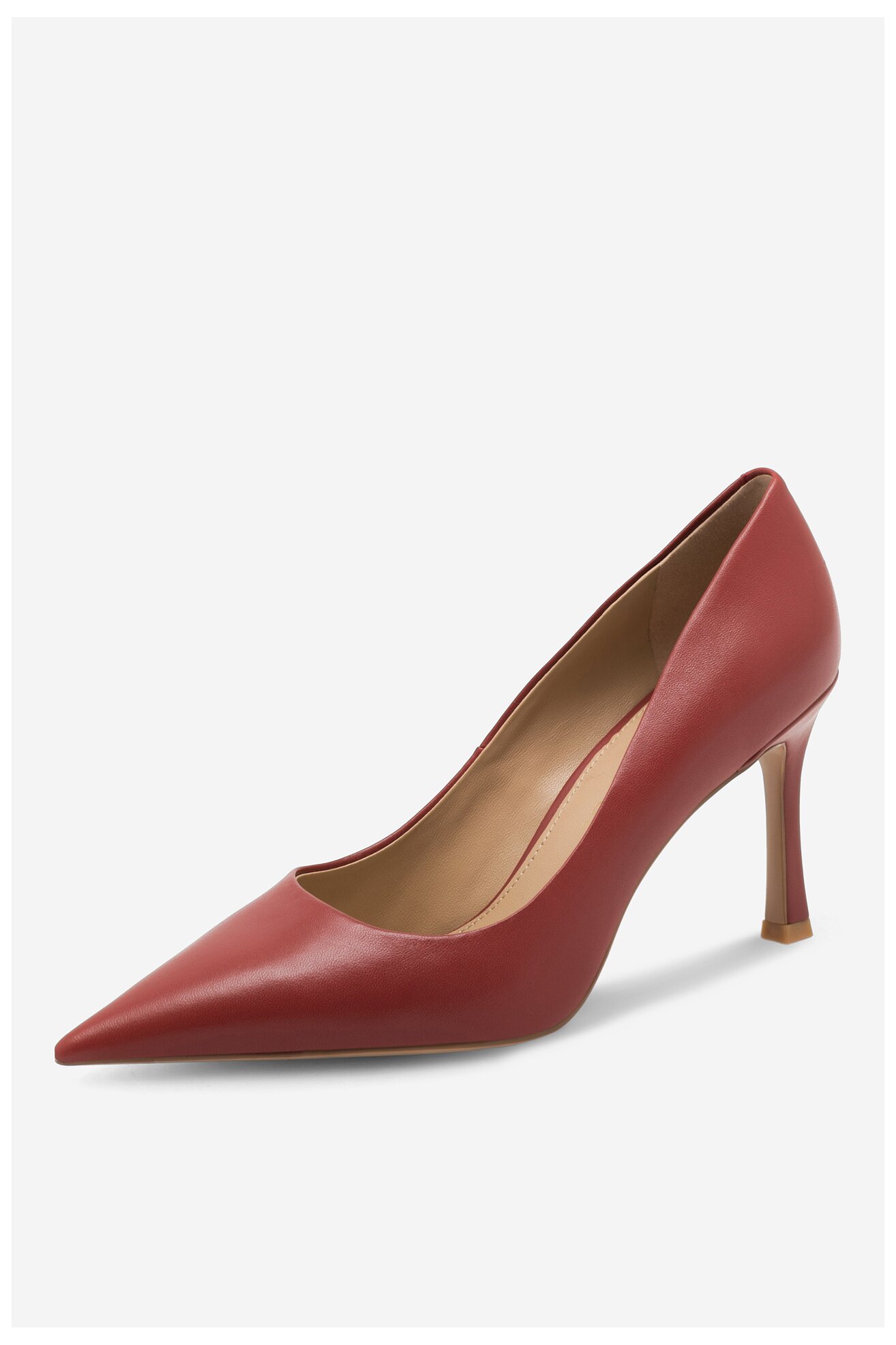 Körömcipő EVA MINGE EVORA-V1278-08-8 SÖTÉTPIROS