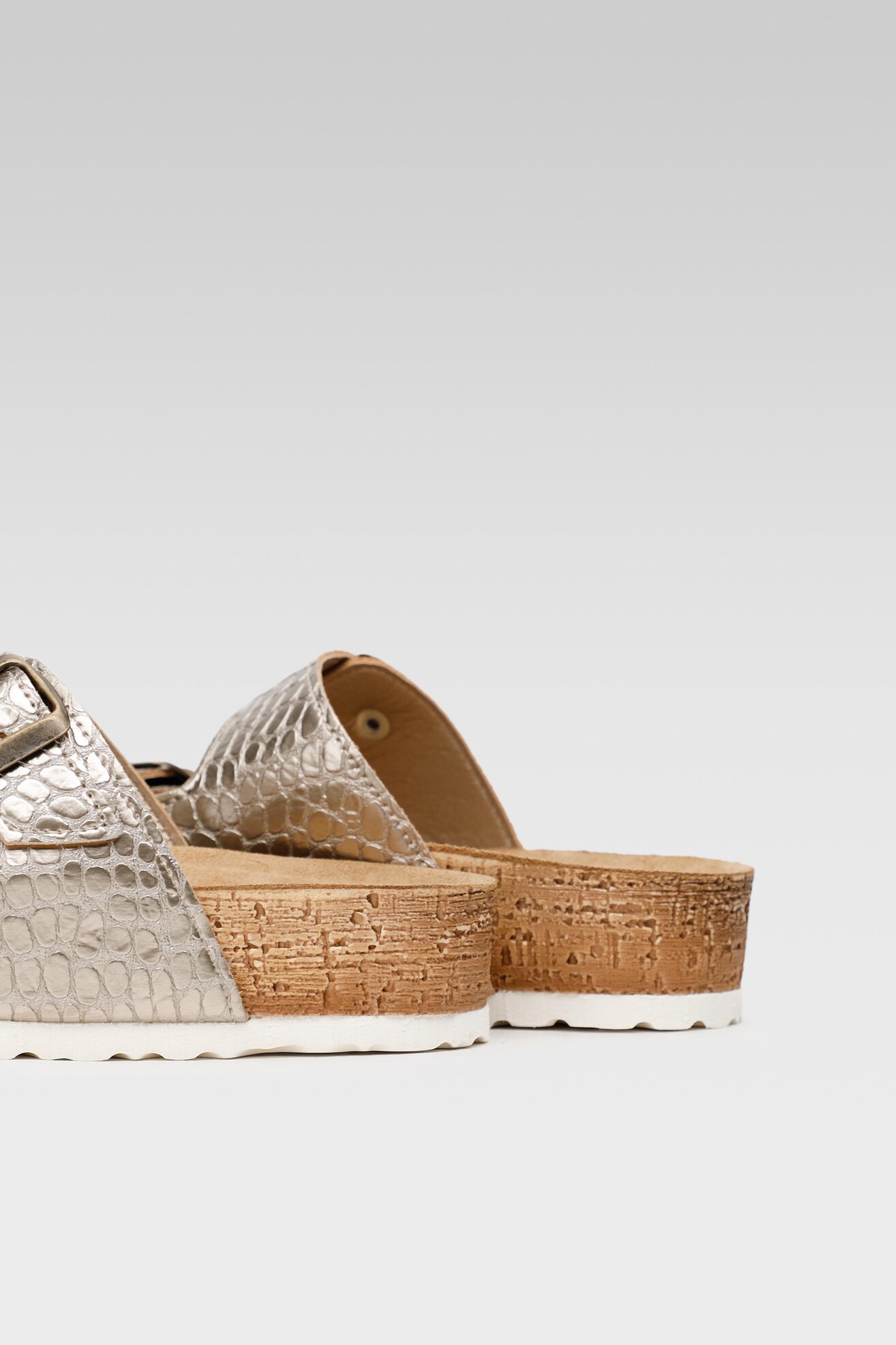 Klapki Inblu NM228B01 Srebrny