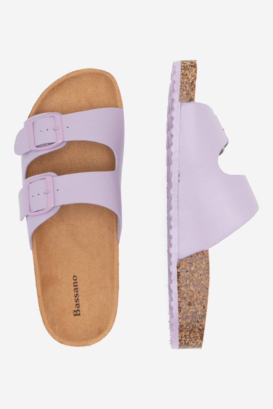 
                Bassano - Klapki fioletowe - 5904862749075