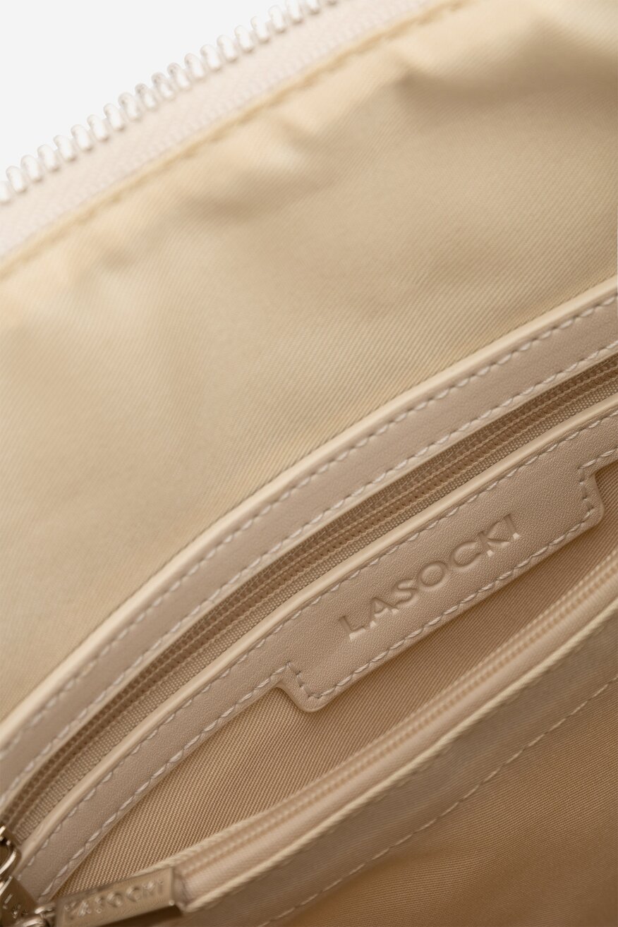 
                Дамска чанта Lasocki СЛОНОВА КОСТ - 5906751566077