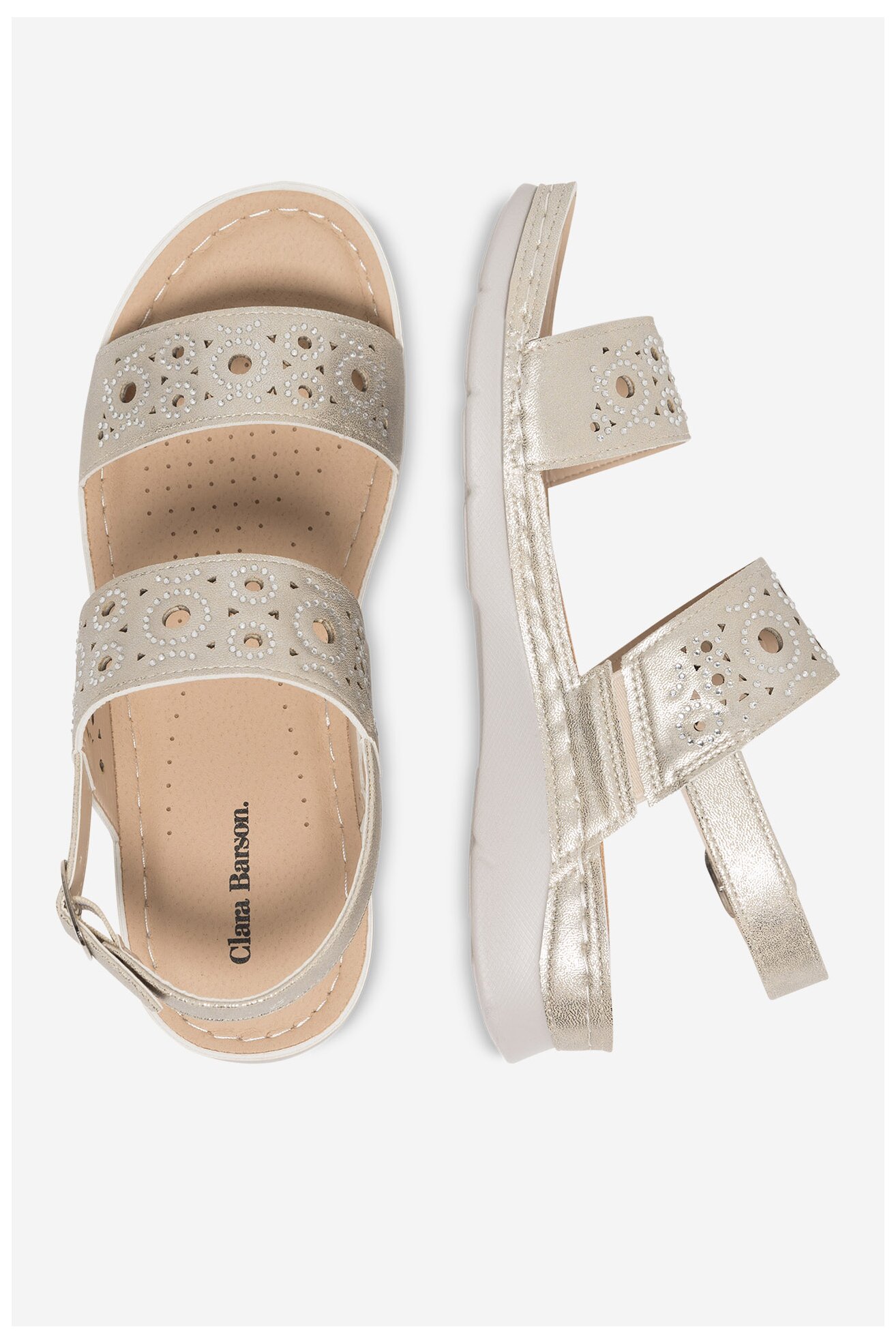 Сандали Clara Barson JD23-0417-33 БЕЖОВ