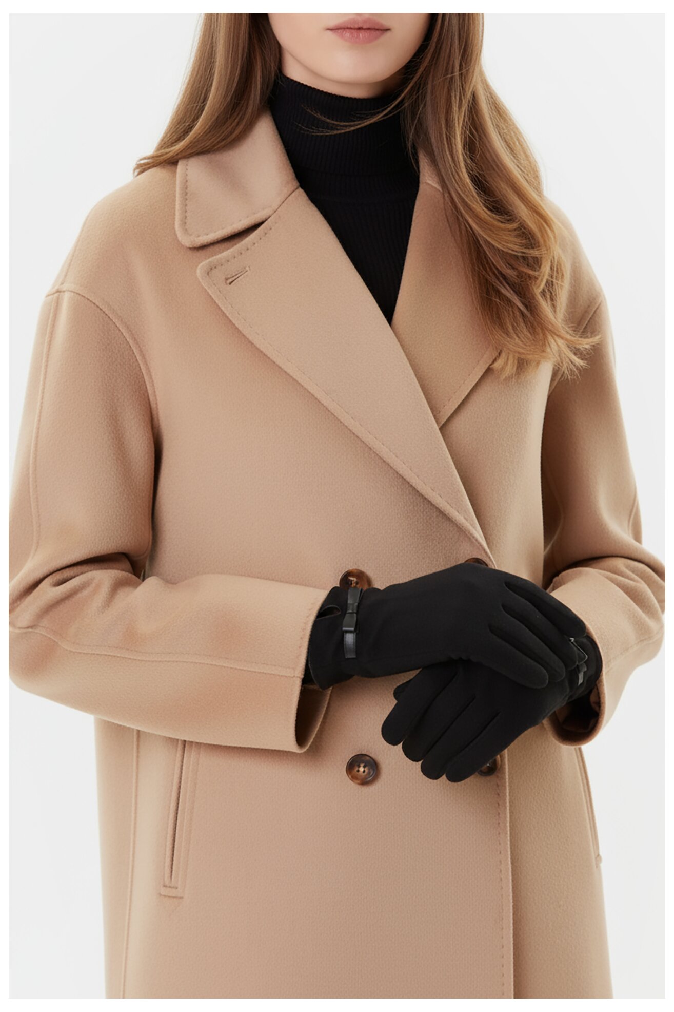 Rękawiczki damskie NINE WEST CEO-NW-W6-002-AW25 Czarny