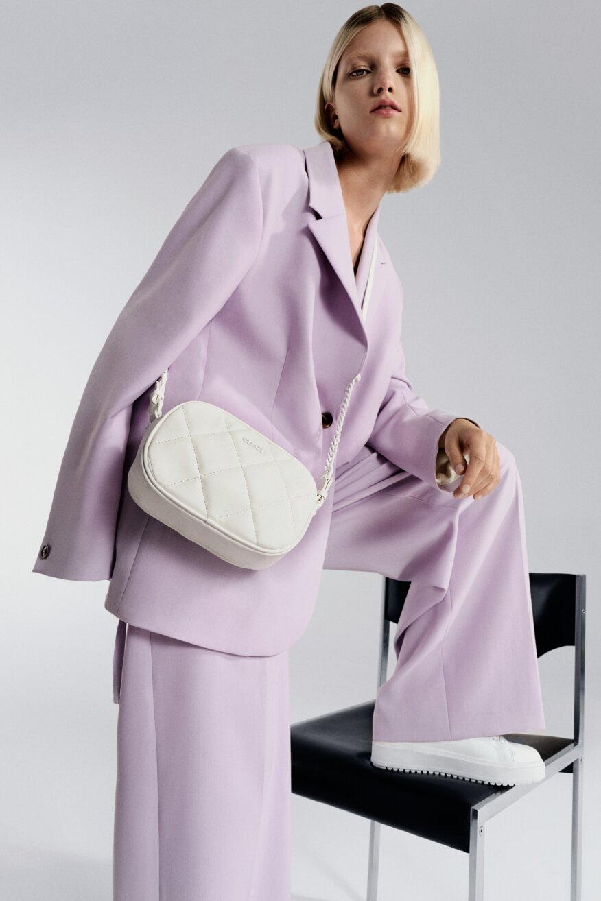 
                Quazi - Torebka pikowana biała - 5903698607177