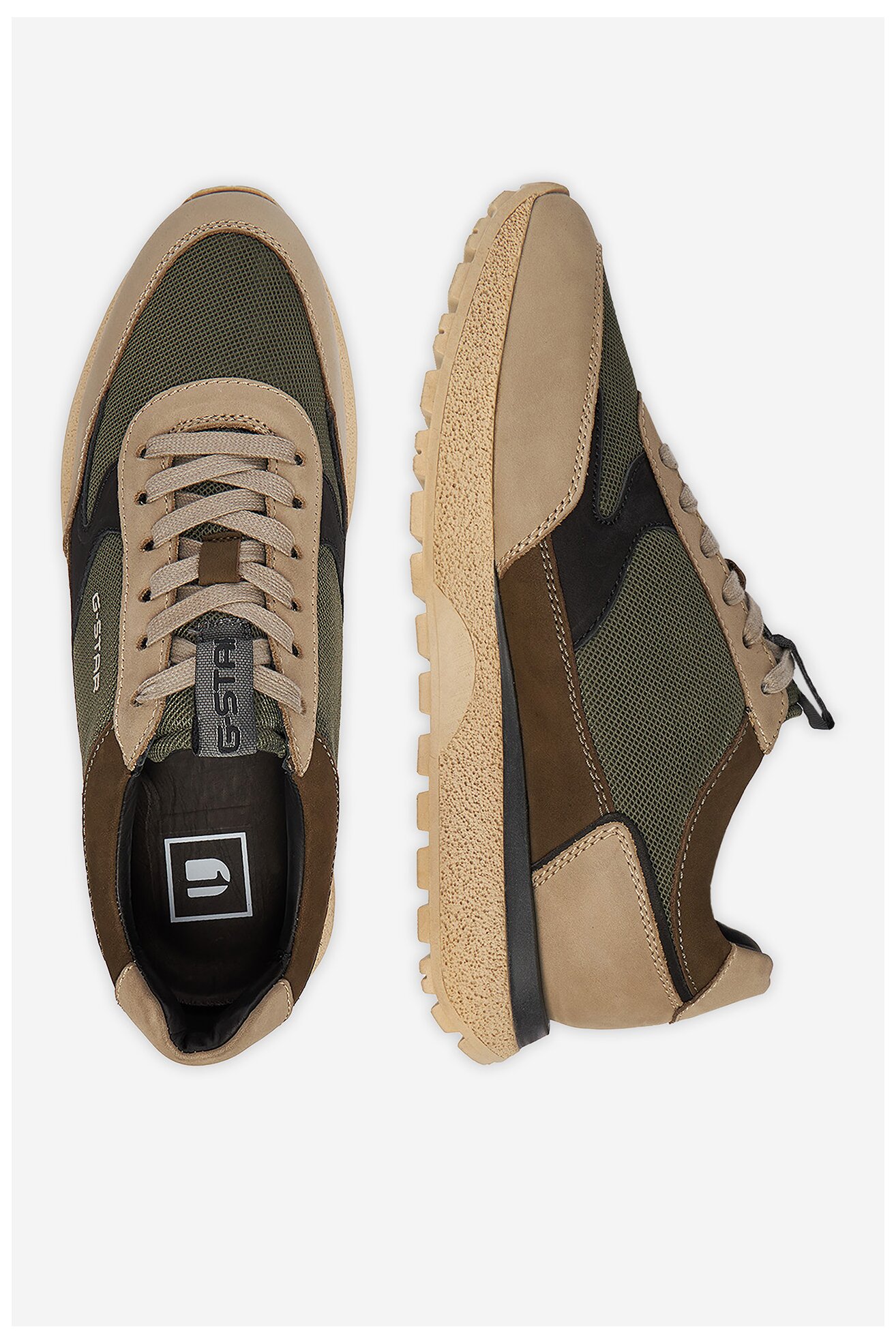 Sneakerși G-STAR RAW EO-DAIIONA-01 MI08 KAKI