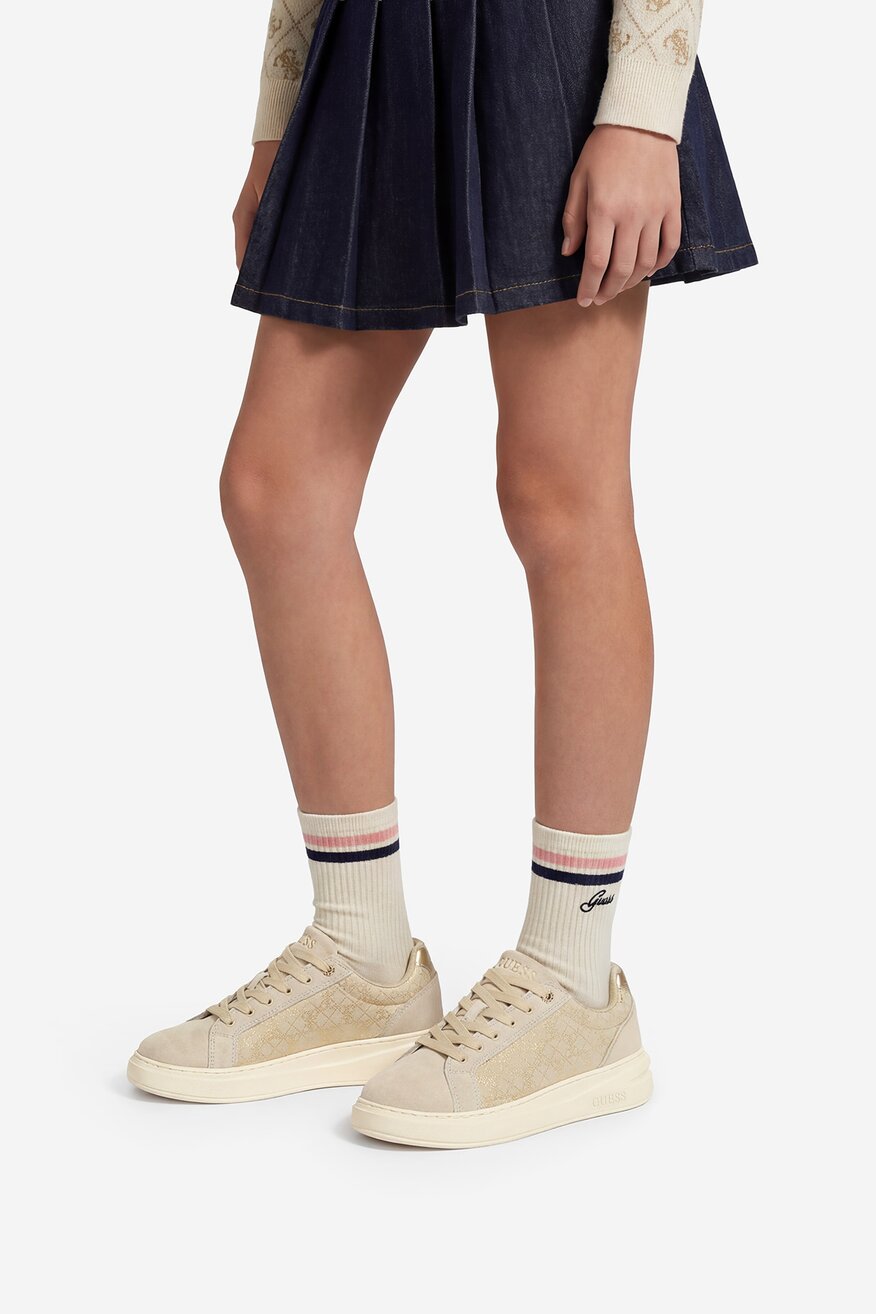 
                GUESS - Sneakersy zamszowe - 5906751888476