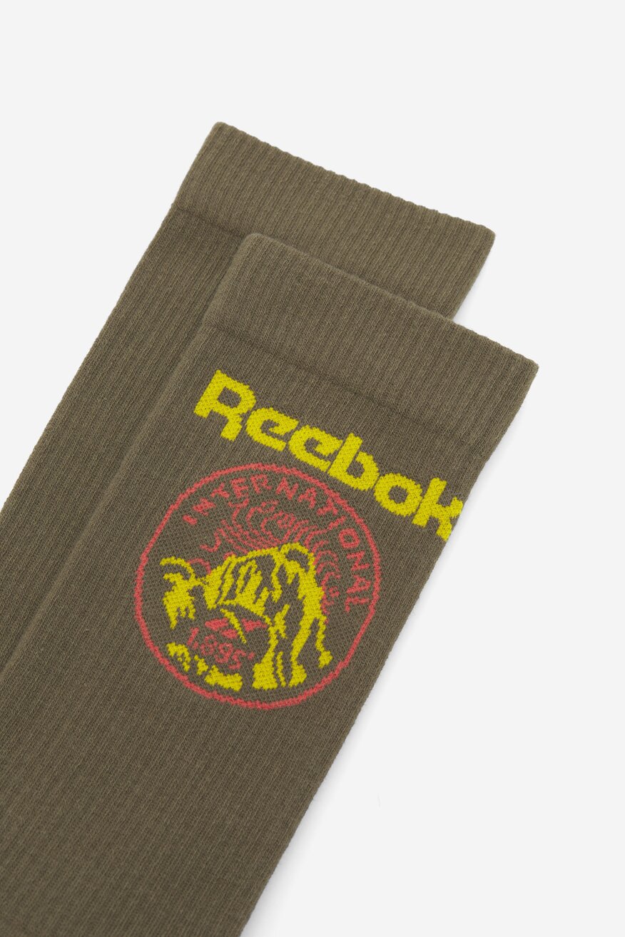 Шкарпетка Reebok ТЕМНО-ОЛИВКОВИЙ - 2230052640710