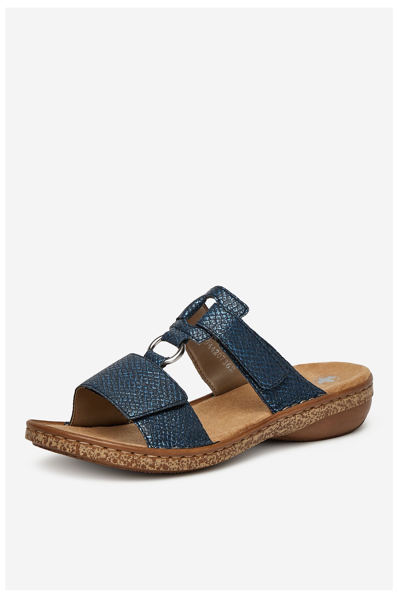 Klapki Rieker 628P9-14 Niebieski