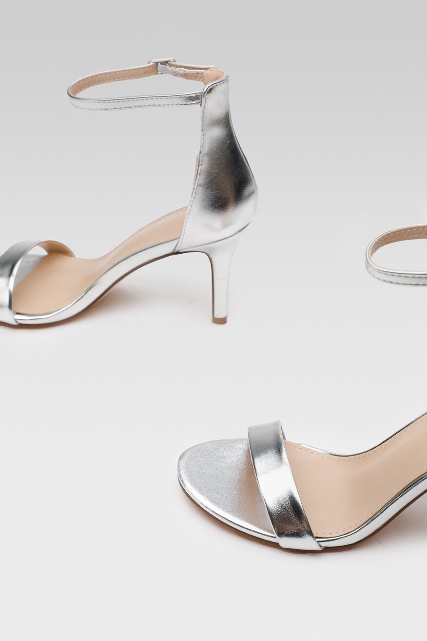 Jenny Fairy - Sandały srebrne - 5904248827274