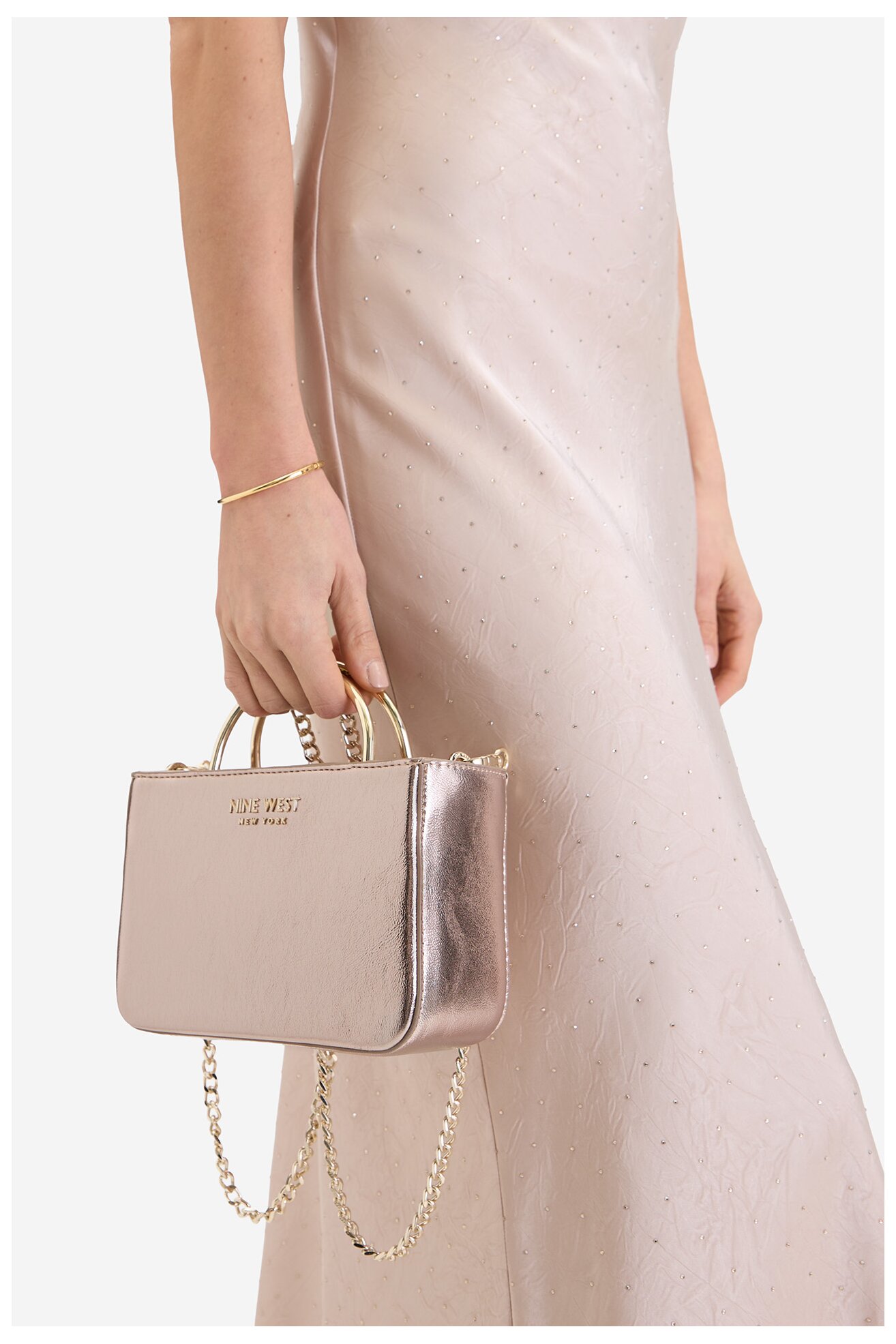 Дамска чанта NINE WEST CEO-ASTOR VIBE-KY323-1 ЗЛАТИСТ