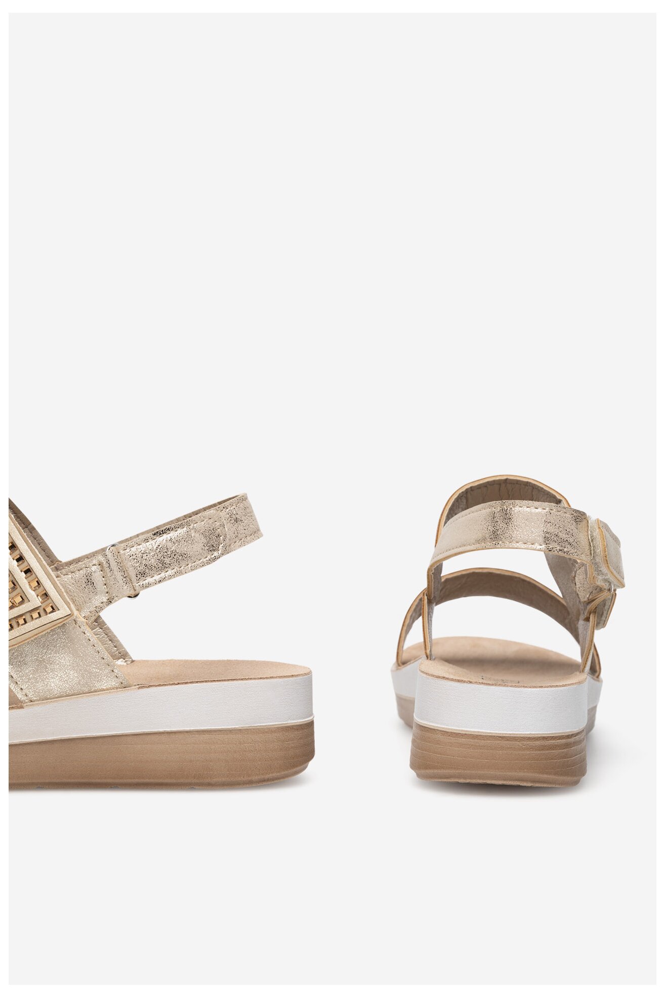 Sandały Inblu FT000017 Złoty