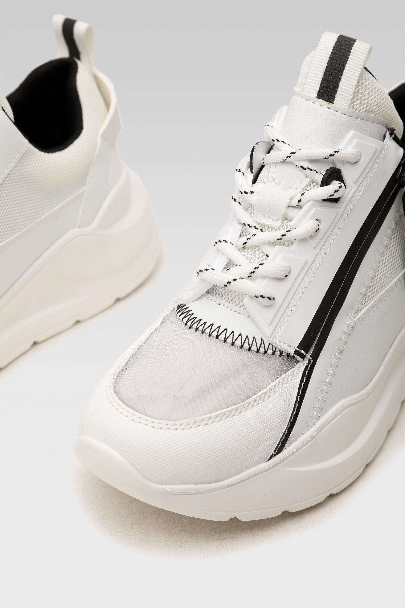 Sneakers Nylon Red WS8520-06 Biały