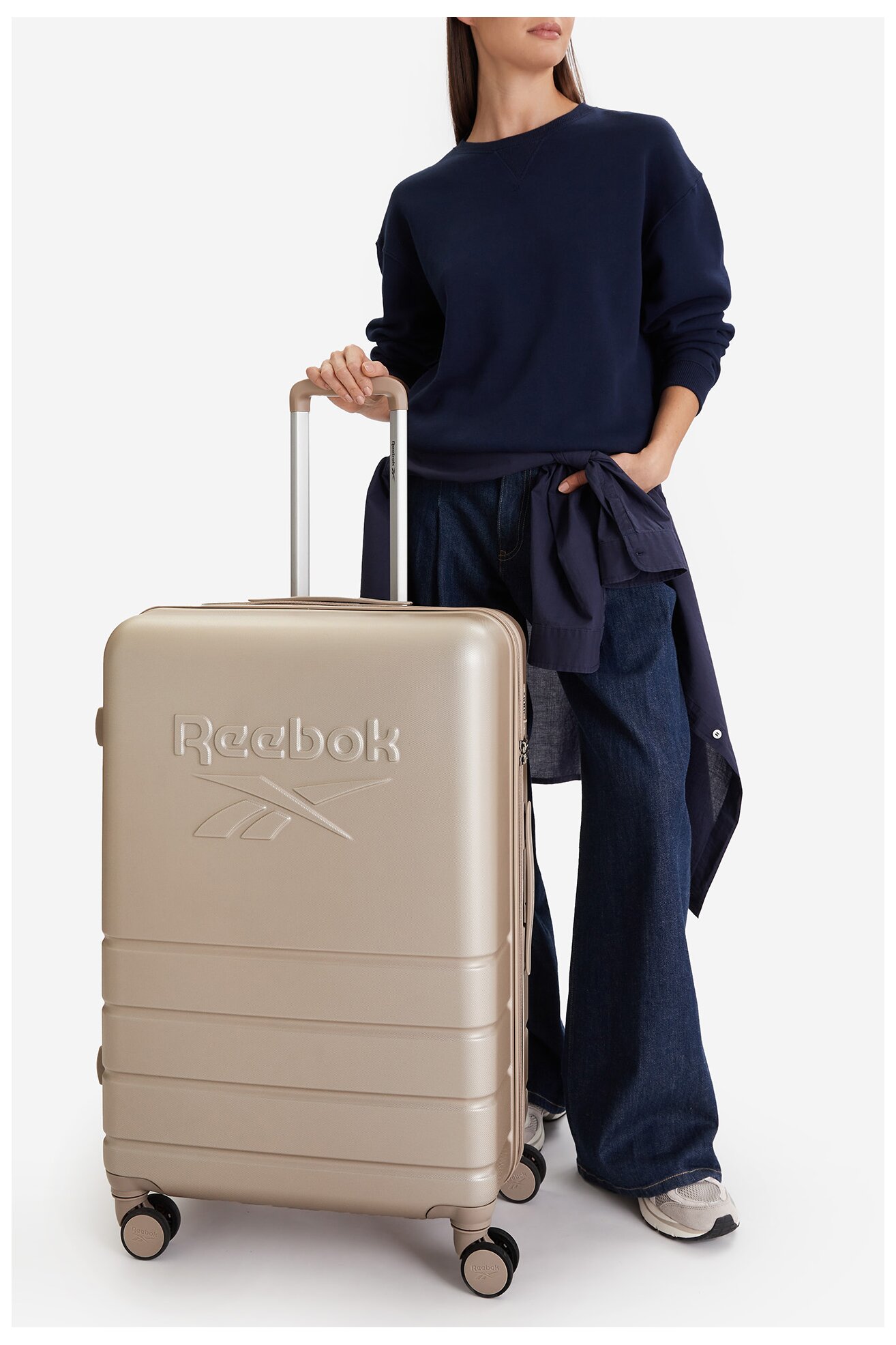 Walizka Reebok CEO-RBK-WAL-001-07-CCC-L Beżowy