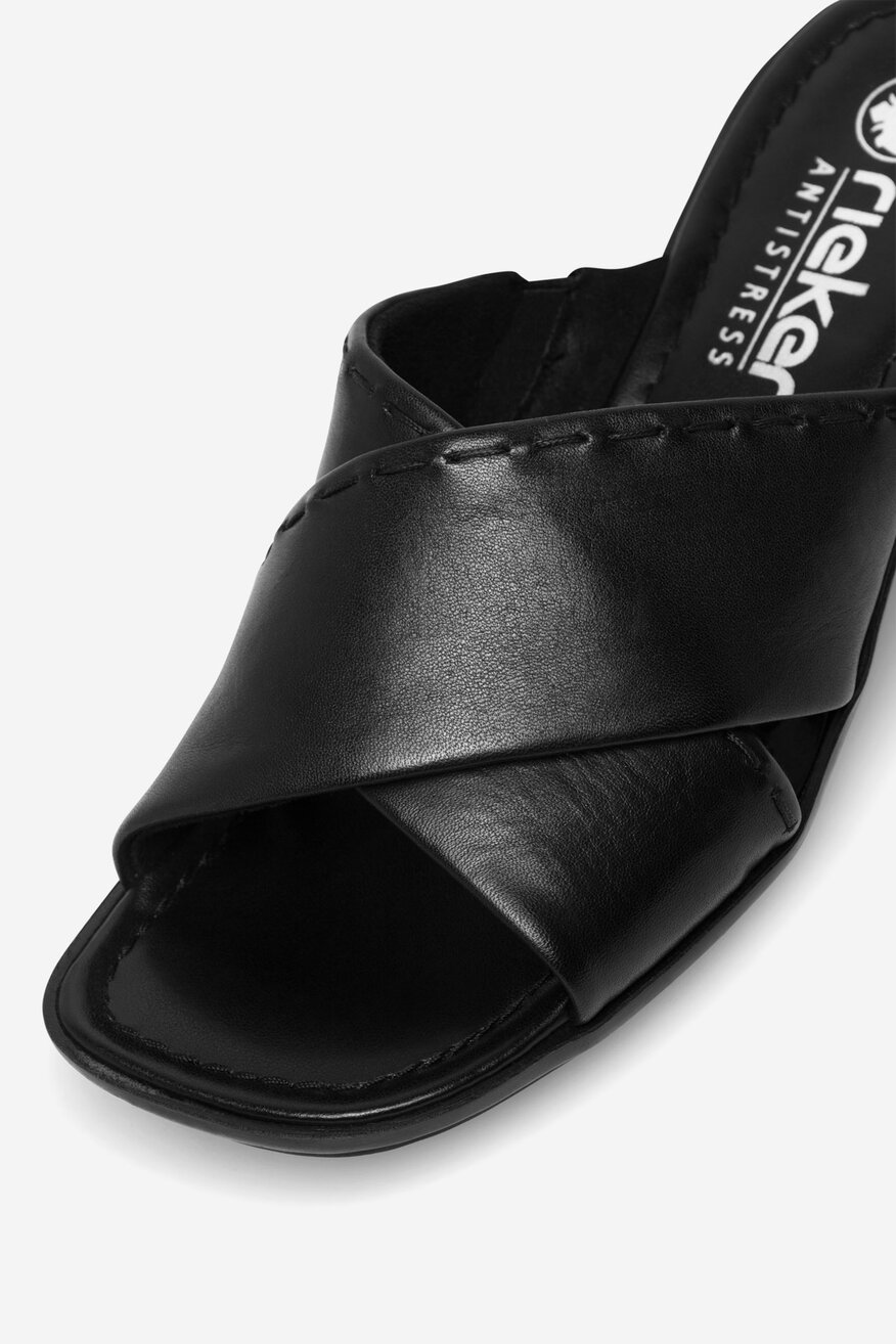 
                Rieker - Skórzane klapki - 2230056256320