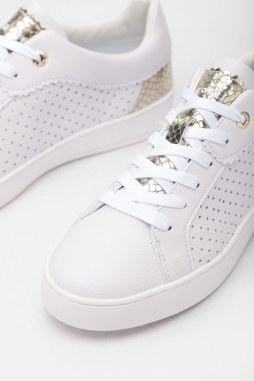 Bugatti - Półbuty pastelowe białe - 5903698251943