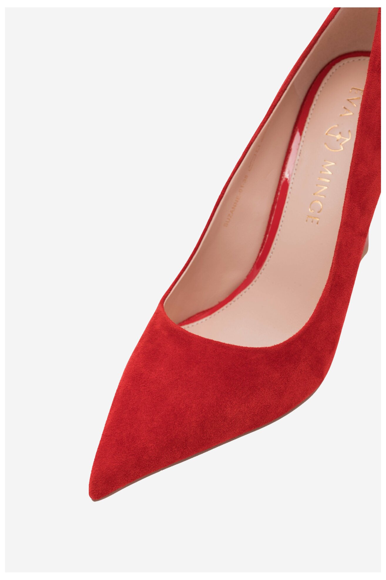 Czółenka EVA MINGE SUZANNE-01 Czerwony