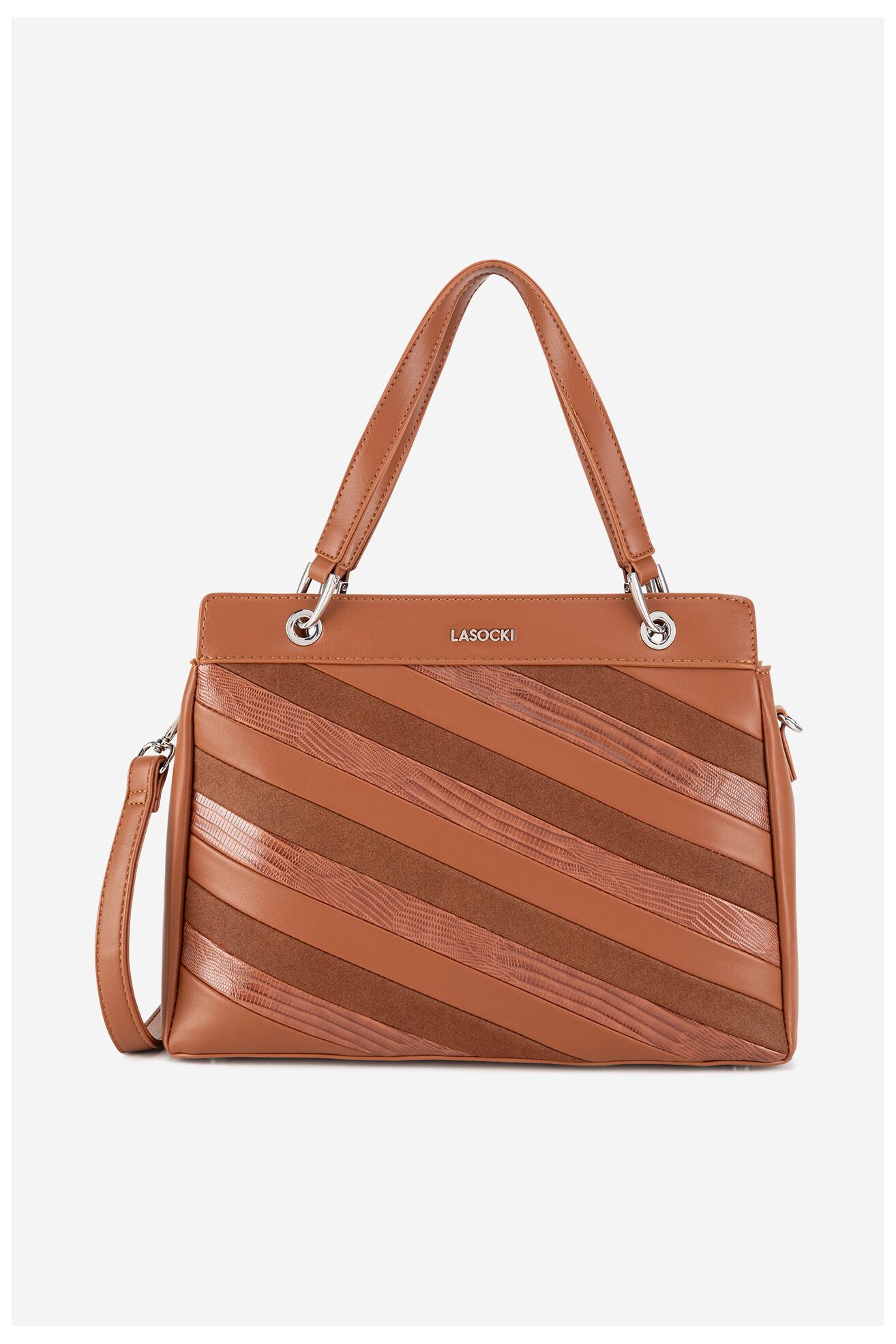 Дамска чанта Lasocki LSK-X-012-07 КАМЕЛ