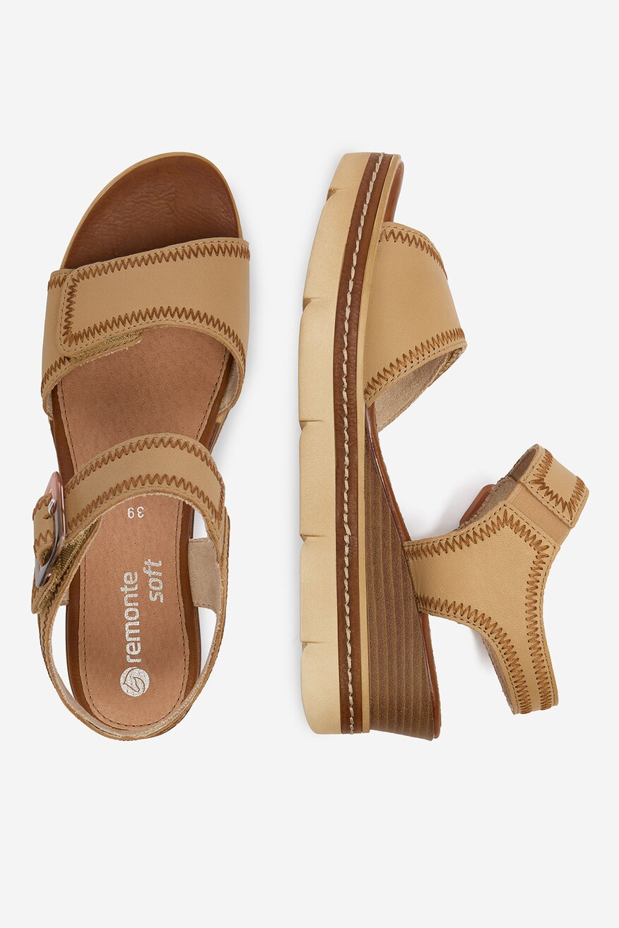 Remonte - Sandały skórzane - 5906751789704