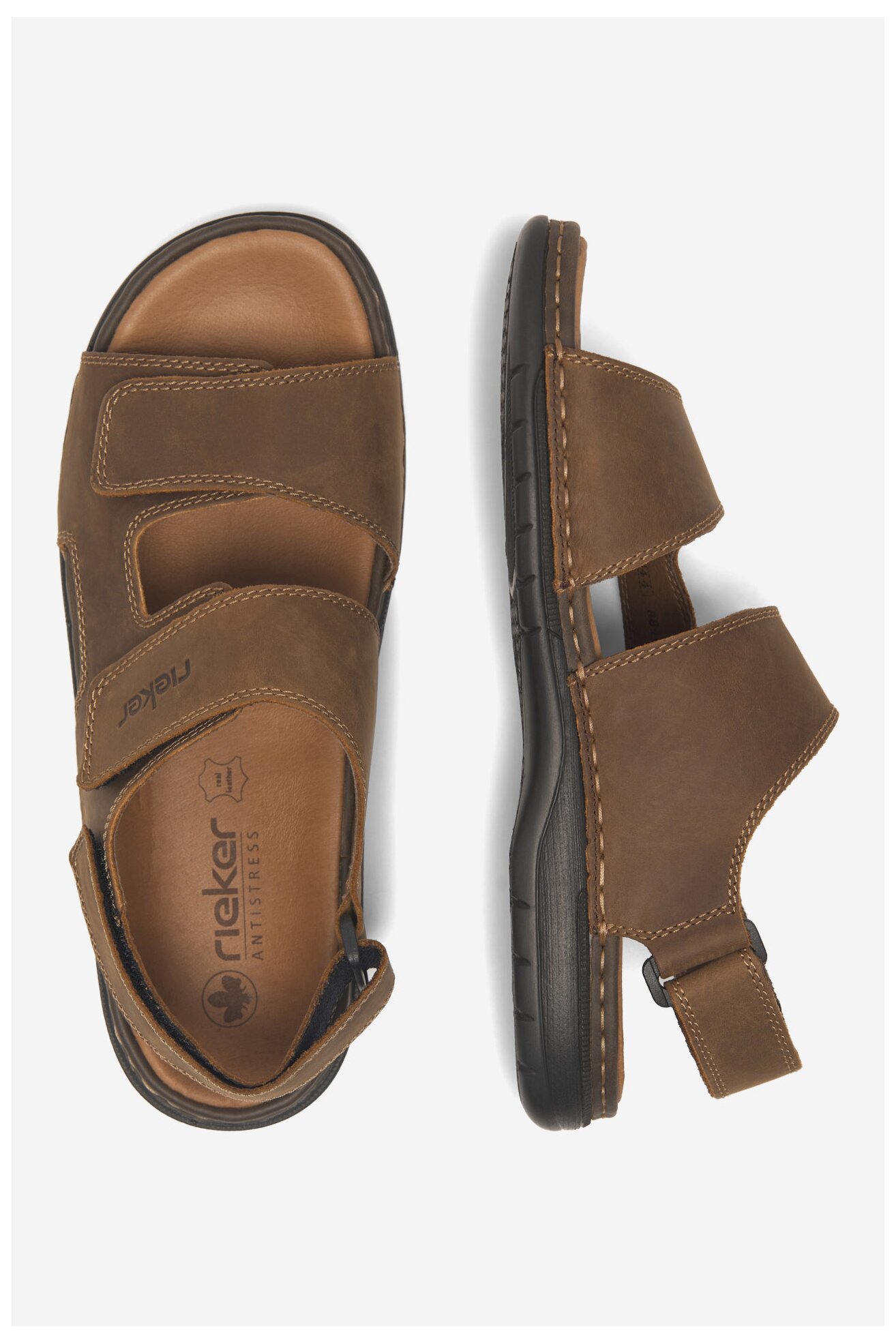 Sandały Rieker 25558-25 Brązowy