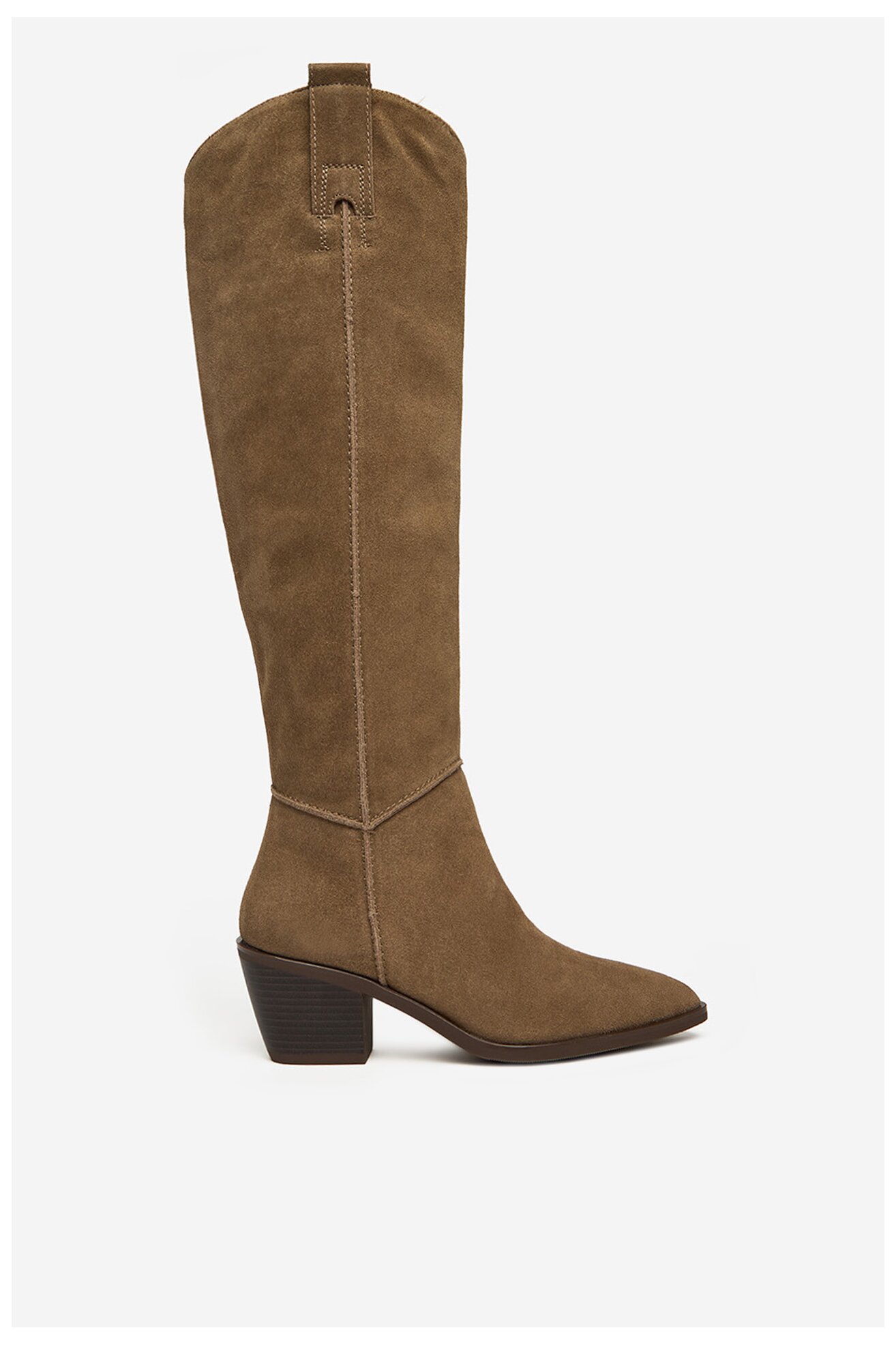 Kozaki Badura C-ANIYA-DX01381 Beżowy ciemny