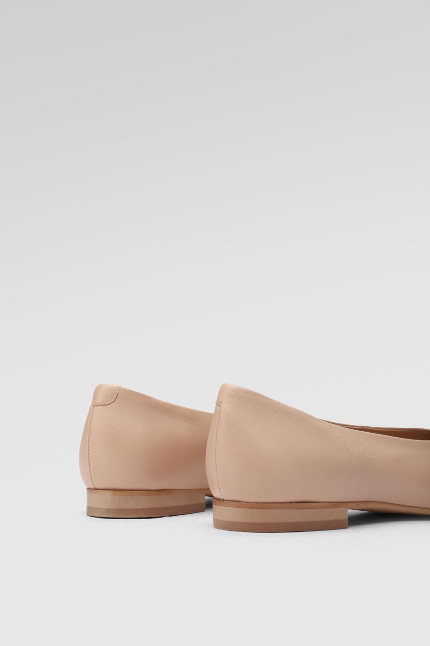 Gino Rossi - Skórzane baleriny pastelowe - 5903698383804