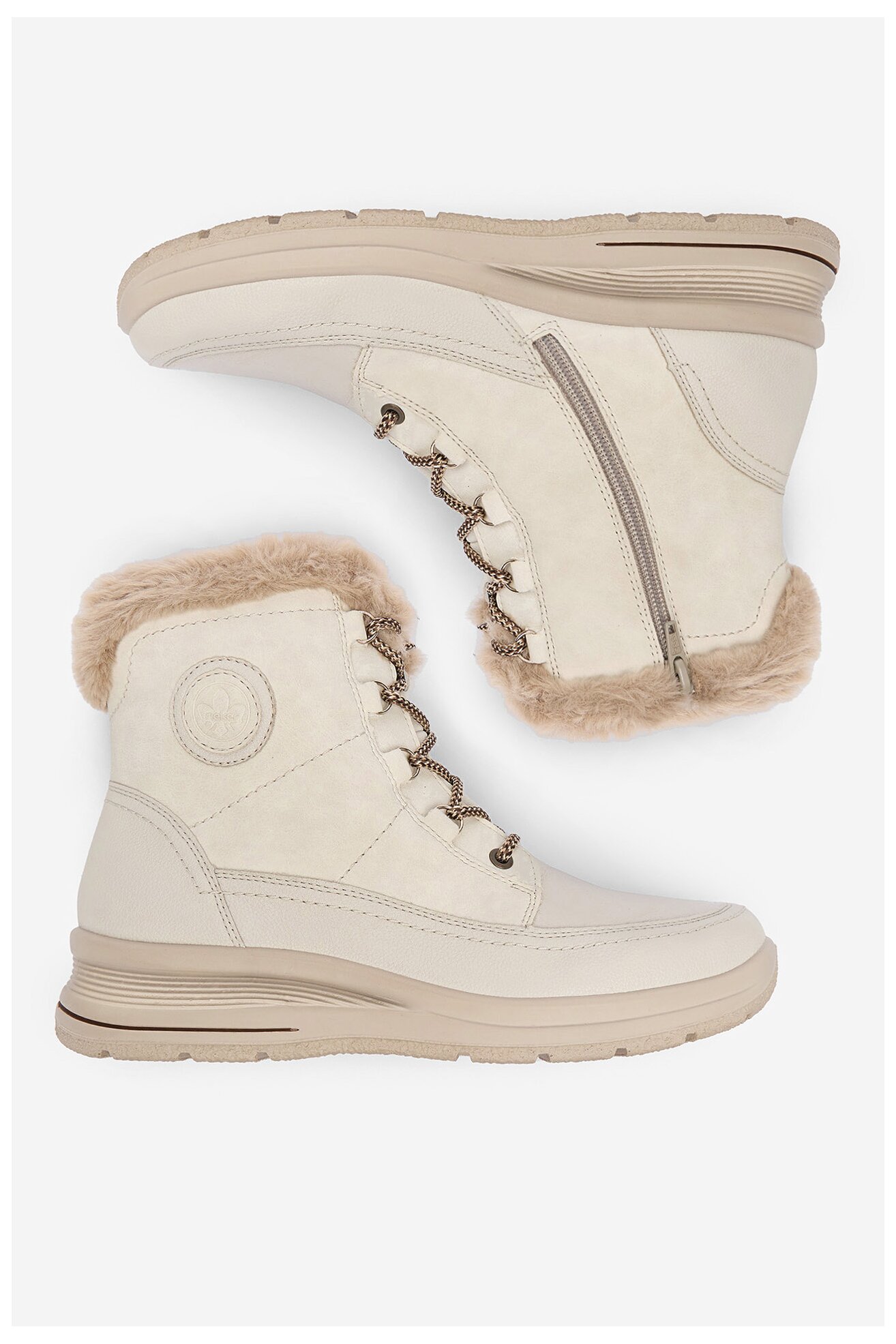 Bocanci Rieker CEO-L7706-80 BEJ DESCHIS