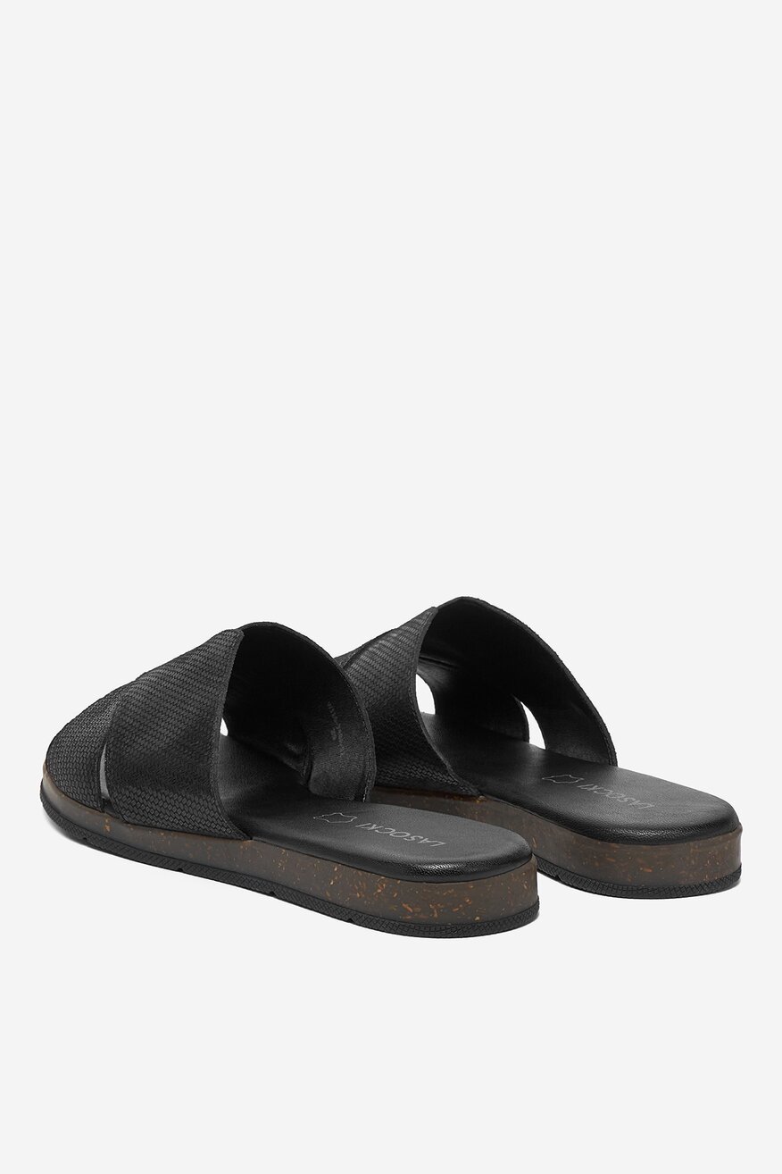 
                Lasocki - Klapki skórzane - 5904862275581