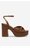 Сандали NINE WEST WFA2634-2 КАФЯВ