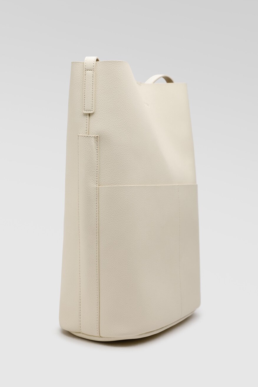 
                Gino Rossi - Torebka skórzana beżowa - 5904862397054