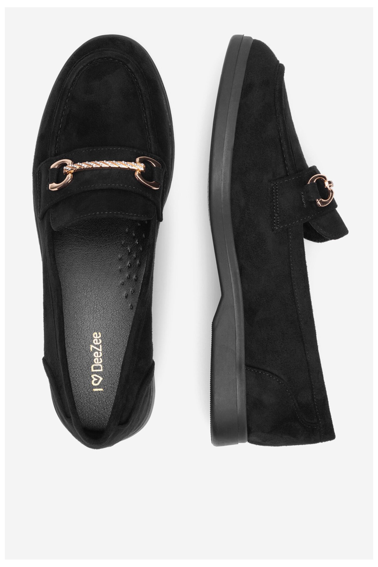 Mokasyn DeeZee DS1590-2 Czarny