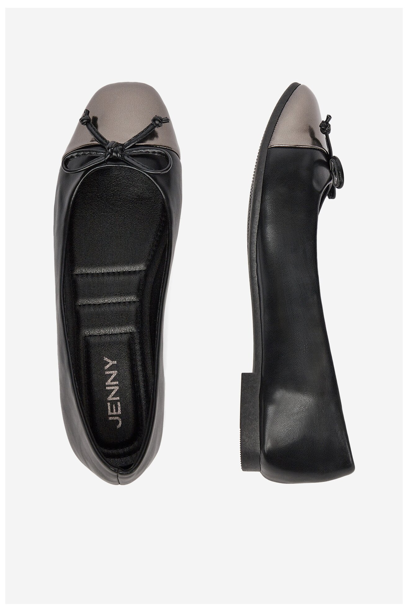 Baleriny Jenny WFA3602-2 Czarny