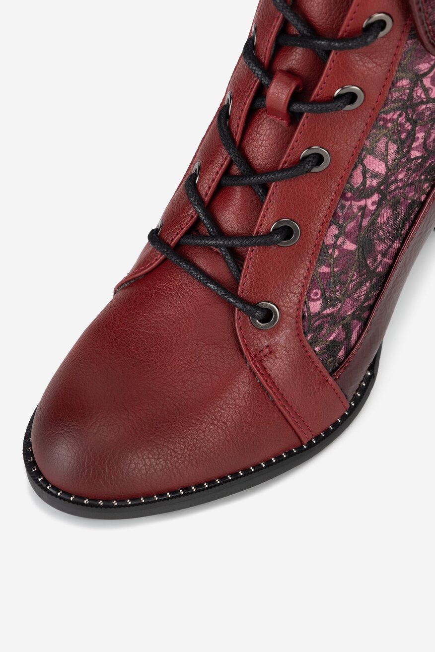 
                Mustang - Trzewiki ocieplane na słupku - 5905588870098