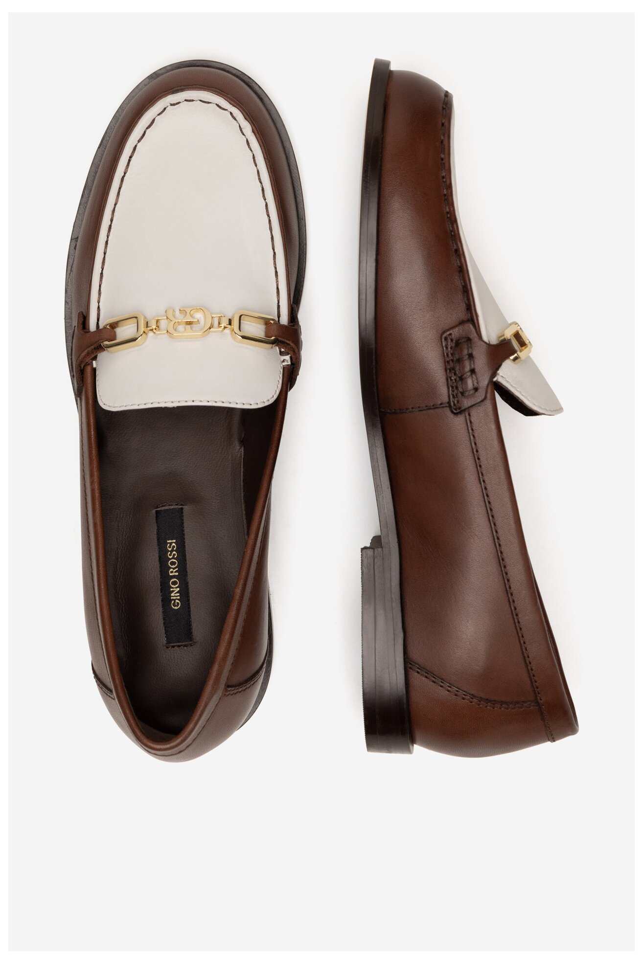Мокасини Gino Rossi CASI-118135 СВІТЛО-КОРИЧНЕВИЙ