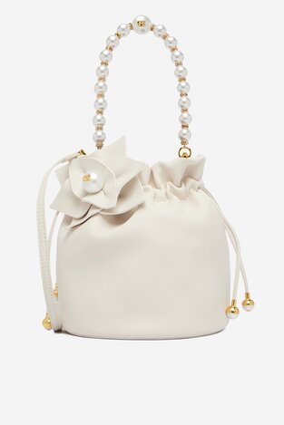 Сумка З Ремінцем Gino Rossi EO-ROSE-LA224-19454 БРУДНО-БІЛИЙ