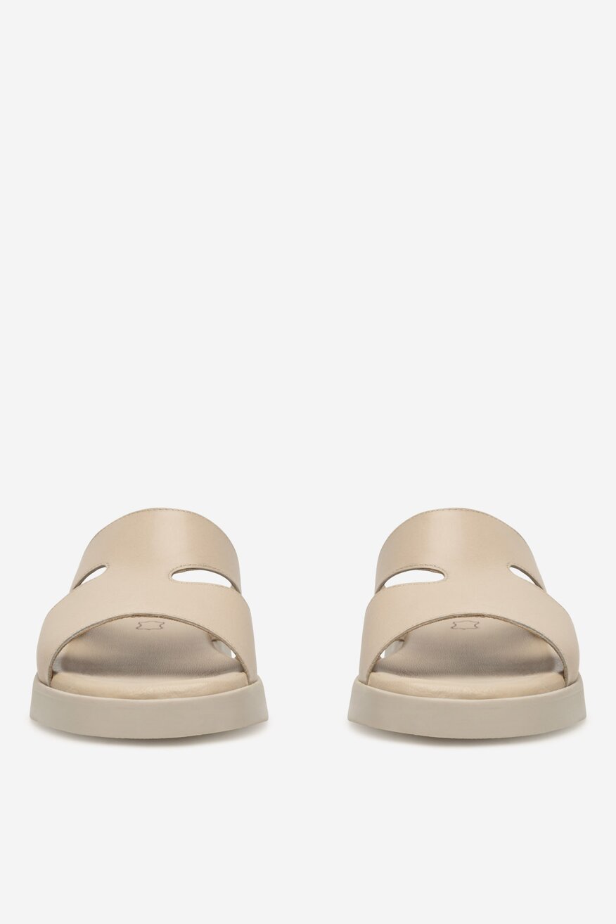 
                Lasocki - Klapki skórzane - 5905588497196