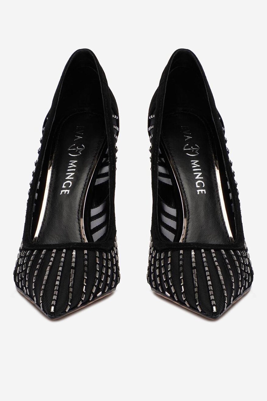 
                EVA MINGE - Szpilki skórzane - 5906751813782