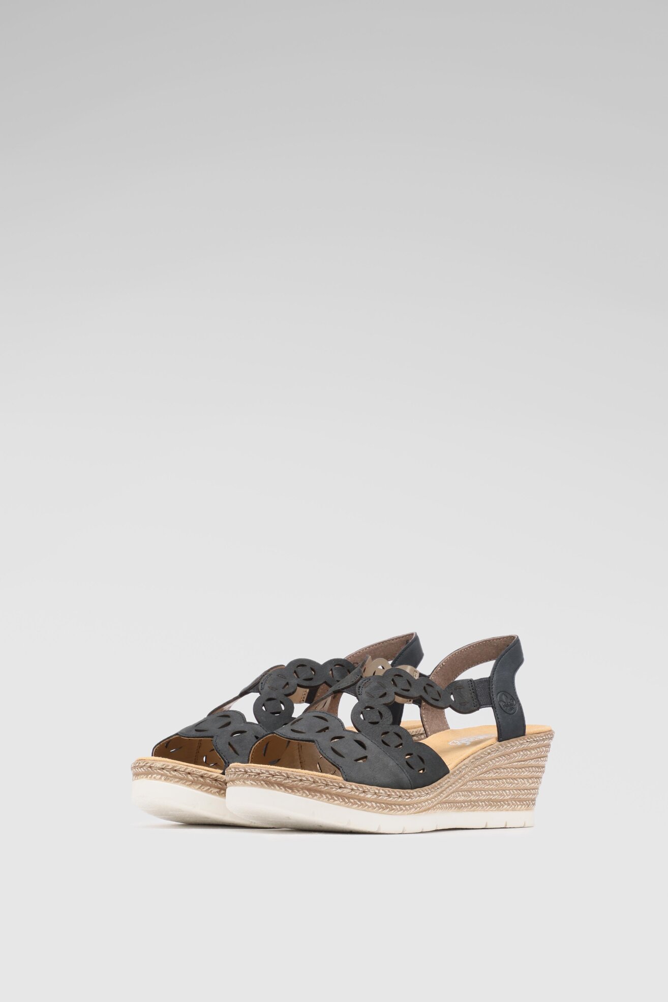 Sandały Rieker 61976-14 Granatowy