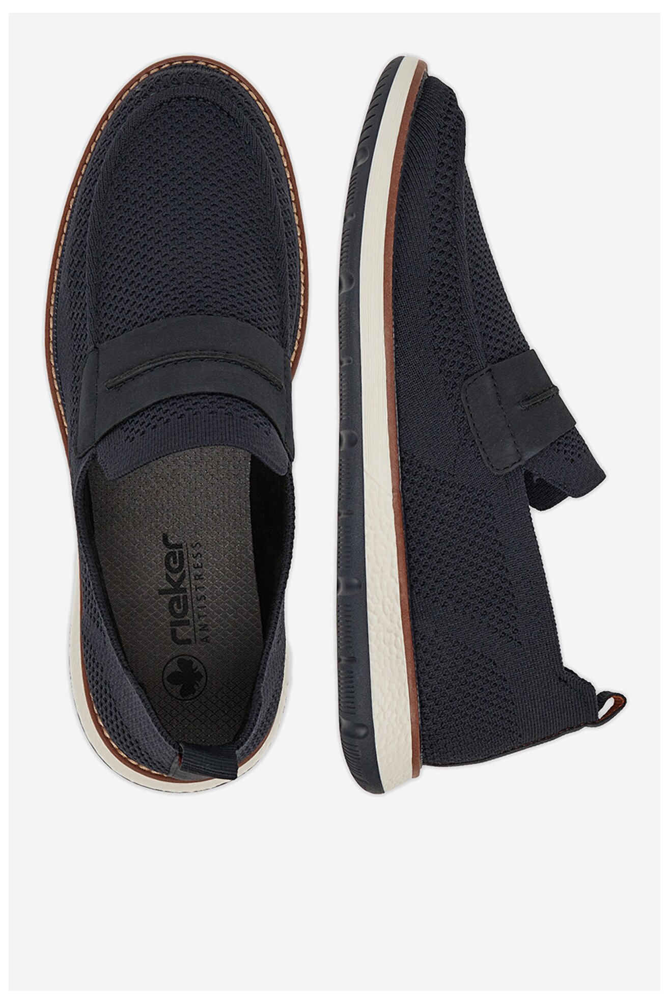 Mocasini Rieker 04451-14 BLEUMARIN ÎNCHIS