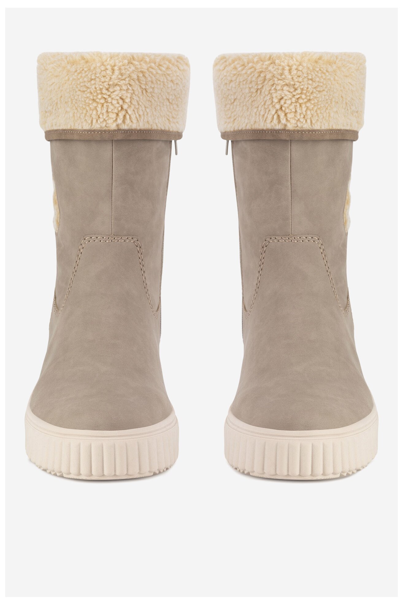 Botki Rieker N2554-60 Beżowy