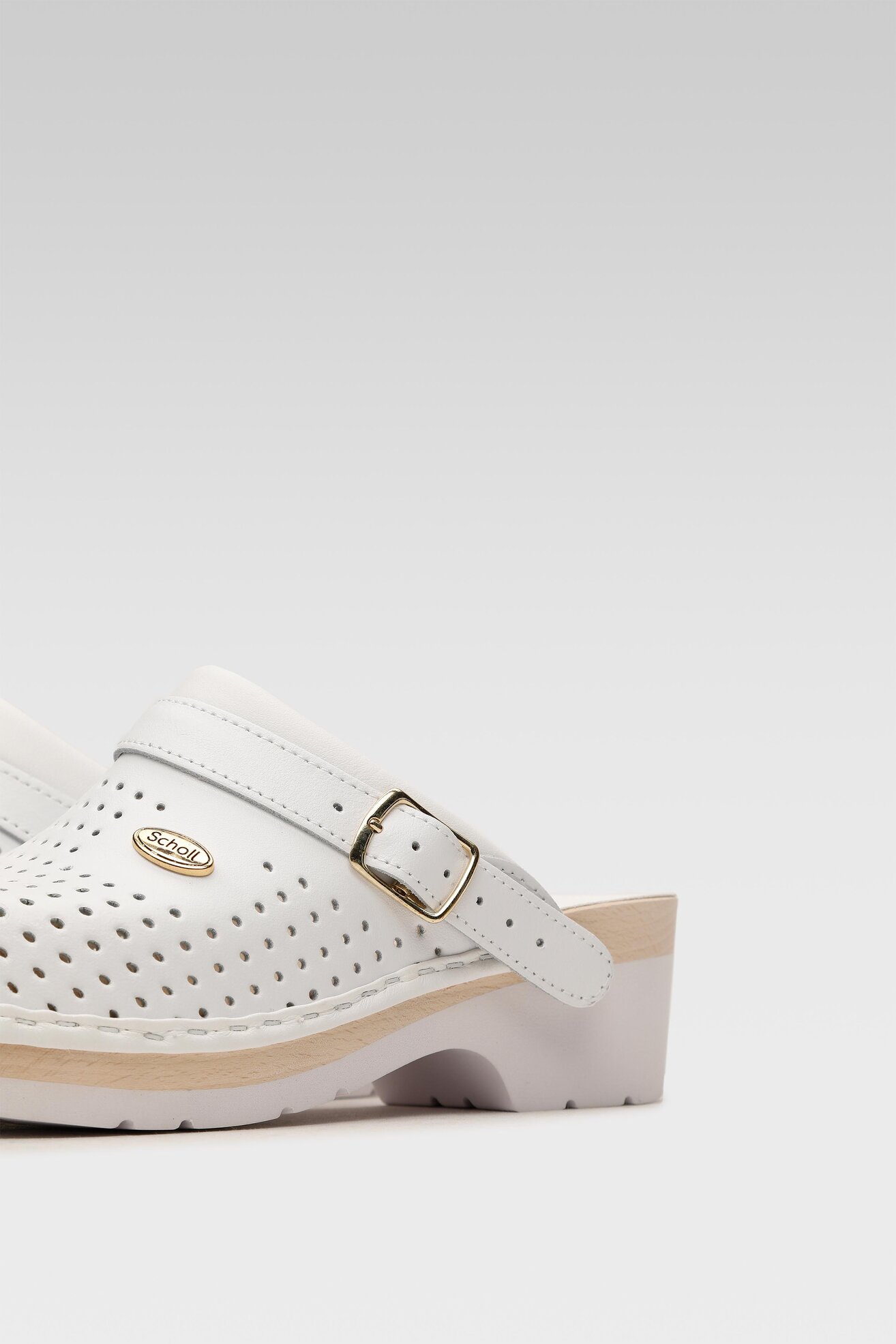 Klapki Scholl F20176 CLOG 1065 Biały