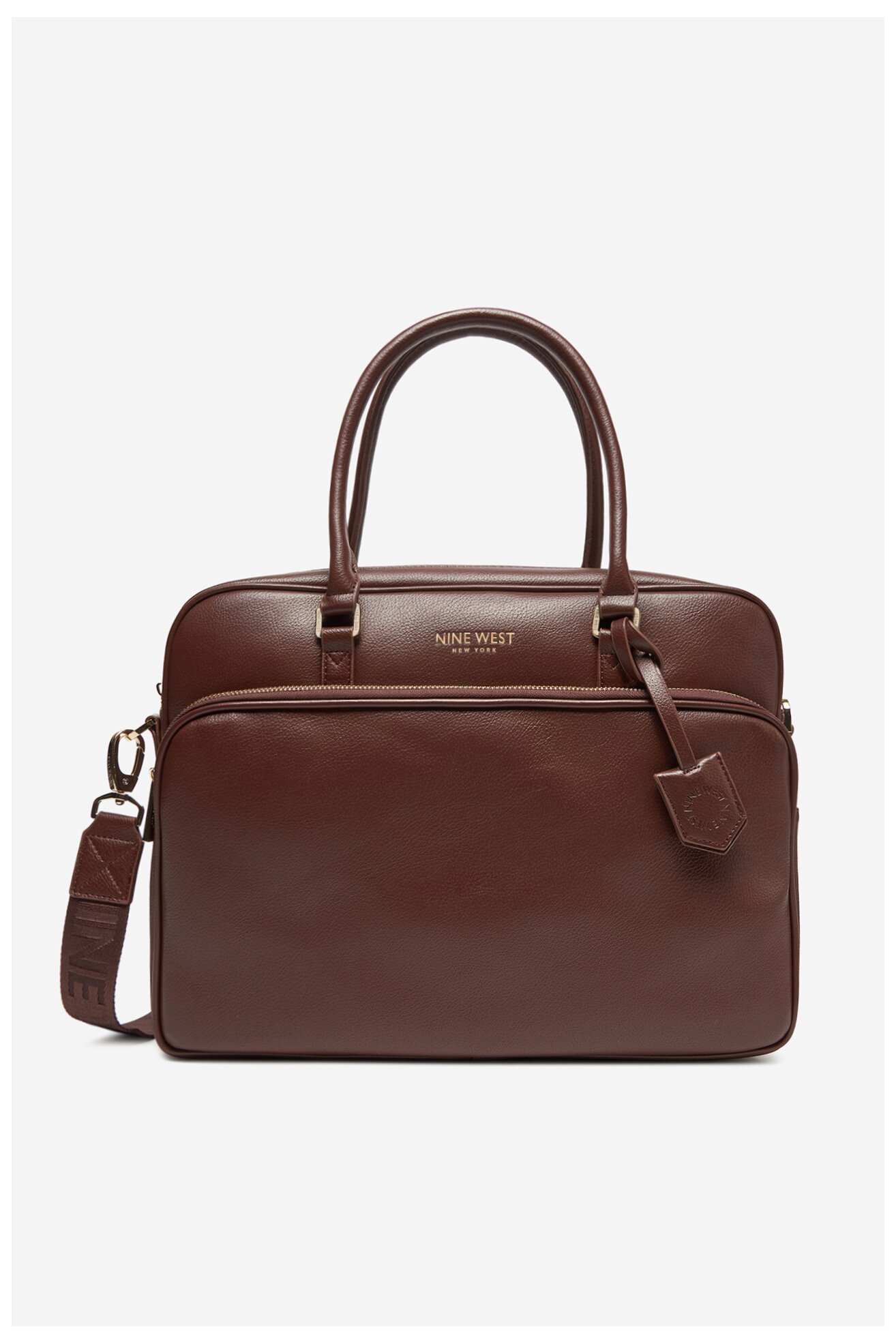 Kézitáska NINE WEST CEO-EMMA-LA482-2847 SÖTÉTBARNA