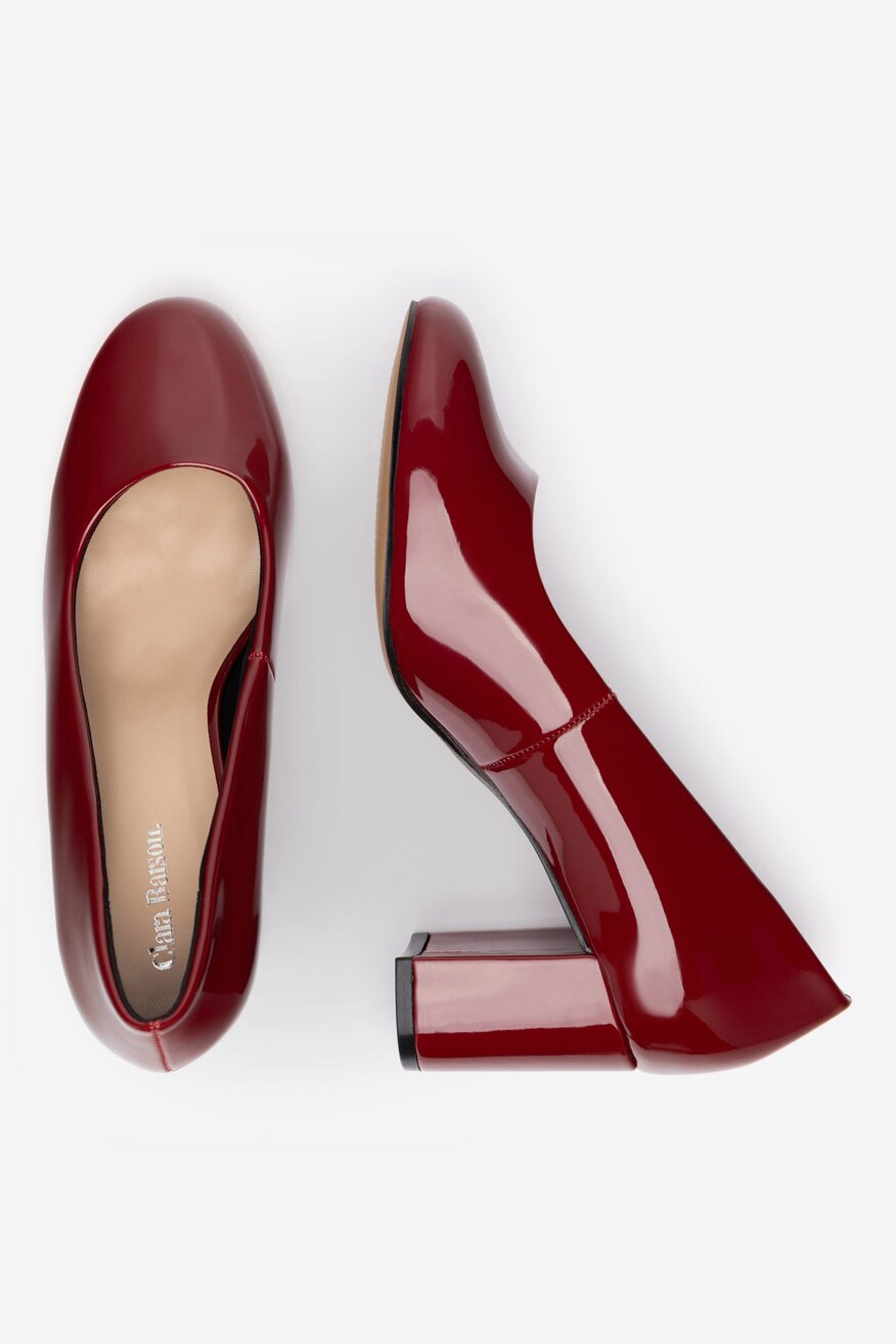 
                Туфлі-Човники Clara Barson БОРДОВИЙ - 5905588773498