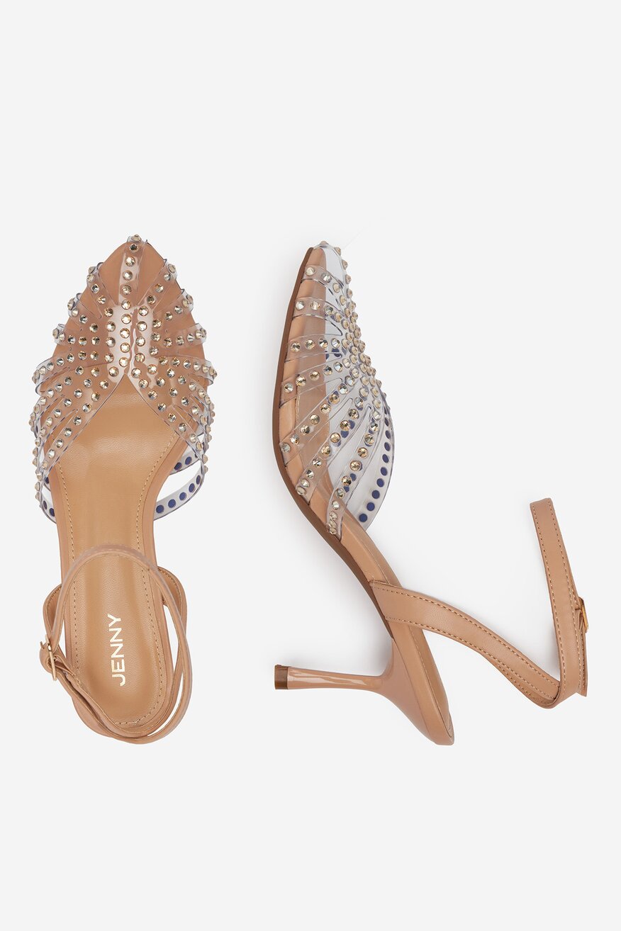 Pantofi cu toc Jenny BEJ - 5906751008942