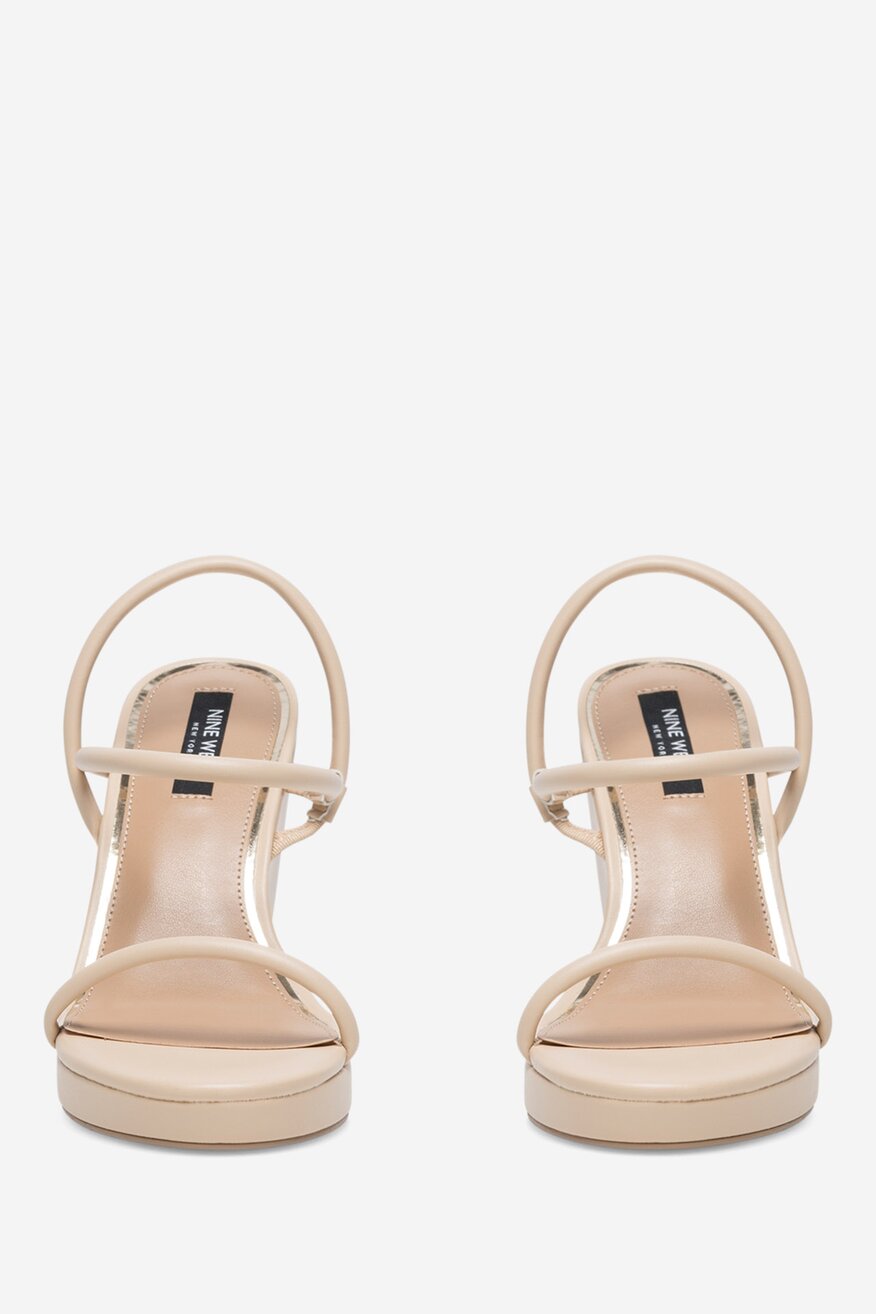 NINE WEST - Sandały na koturnie - 5905588560012