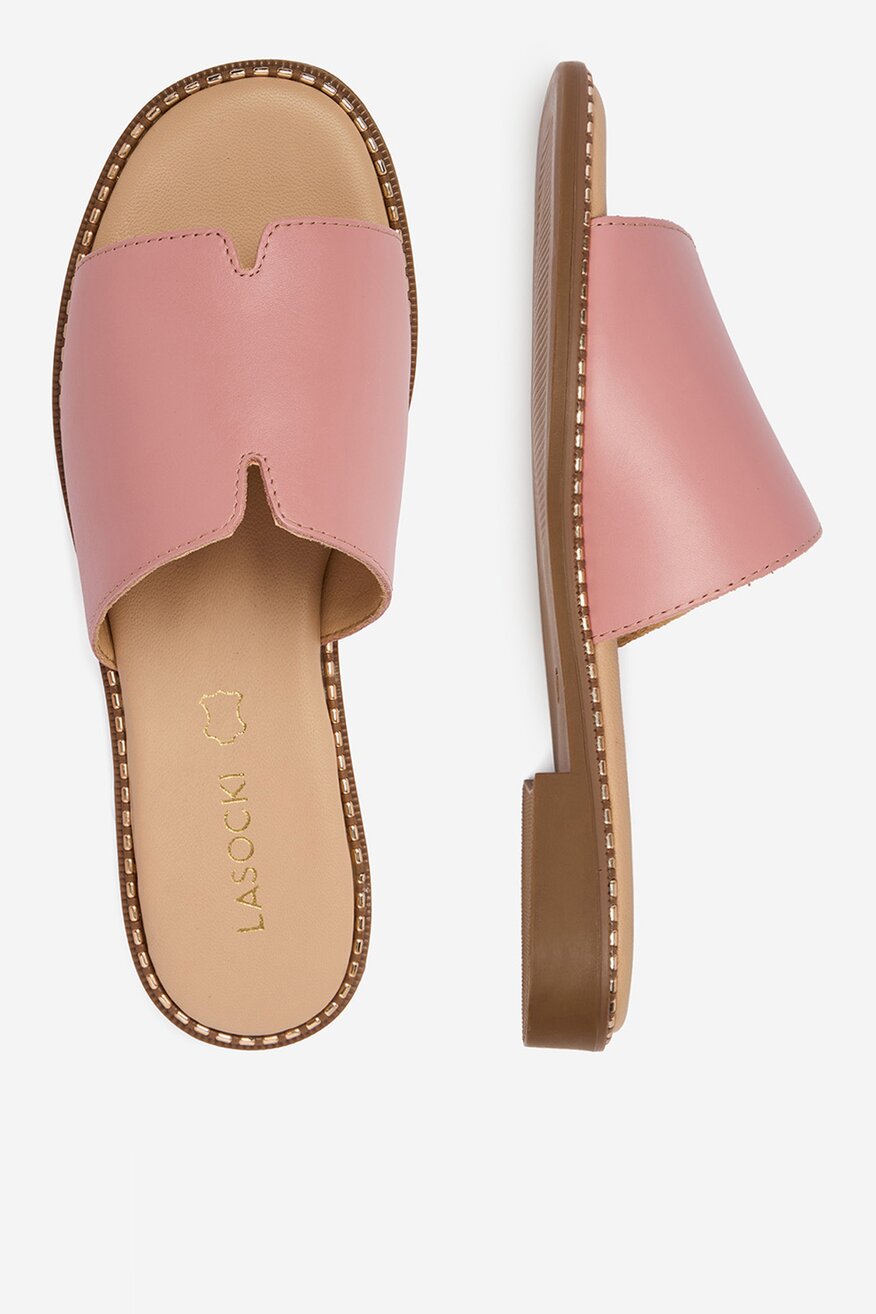 
                Lasocki - Klapki skórzane - 5906751918913