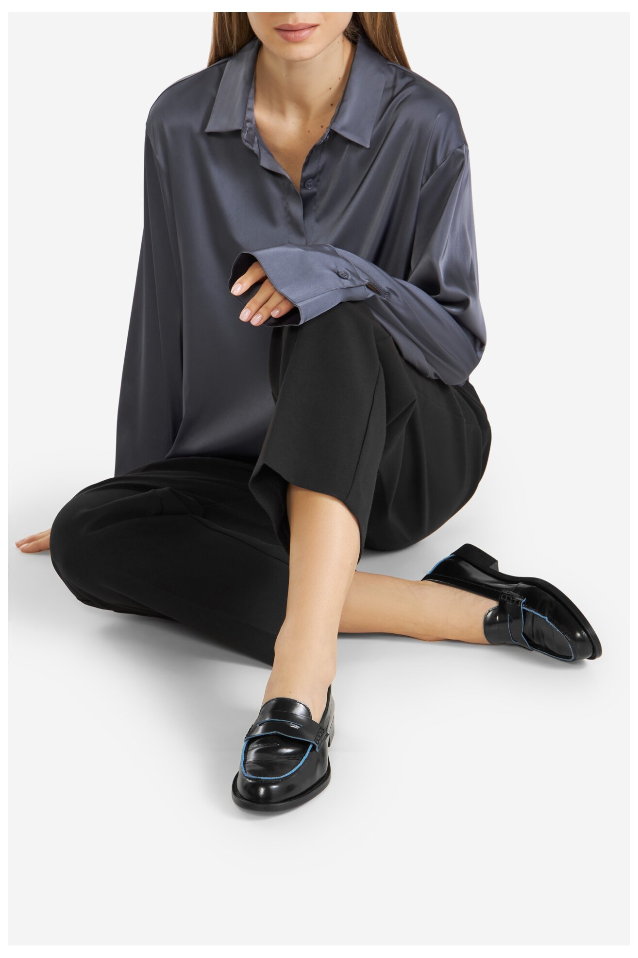 Mokasine Gino Rossi MONEY-E25-25420 CRNA