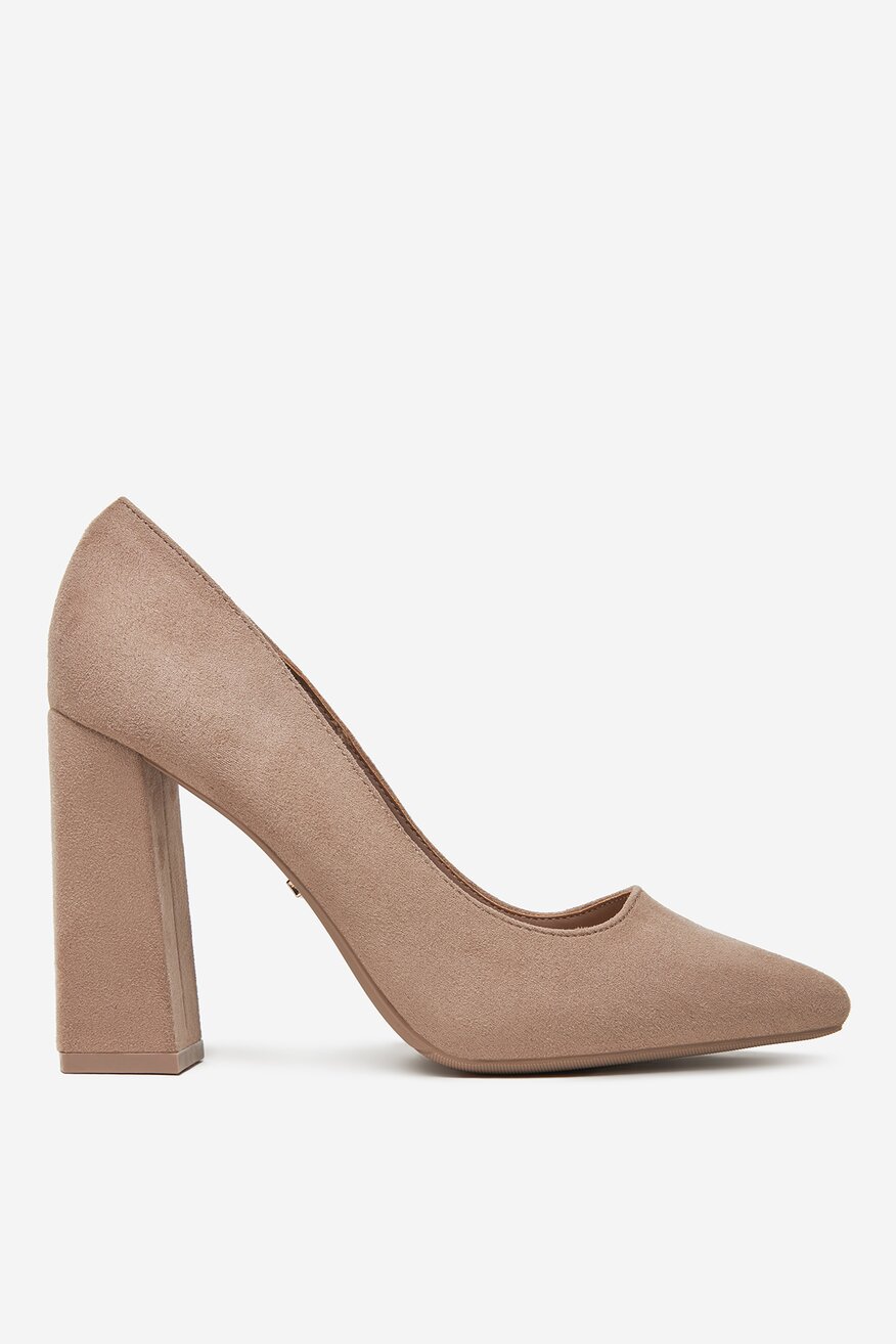 
                Pantofi cu toc DeeZee KAKI - 5906751108031