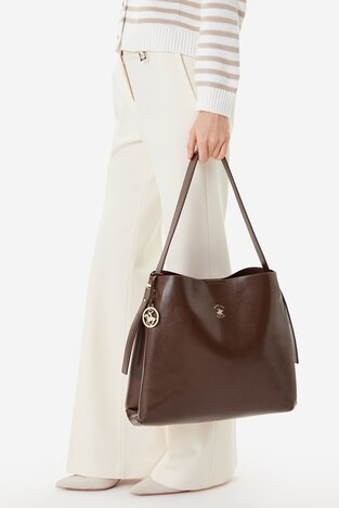 Сумка З Ремінцем Beverly Hills Polo Club BHPC-W-05-A23 КОРИЧНЕВИЙ