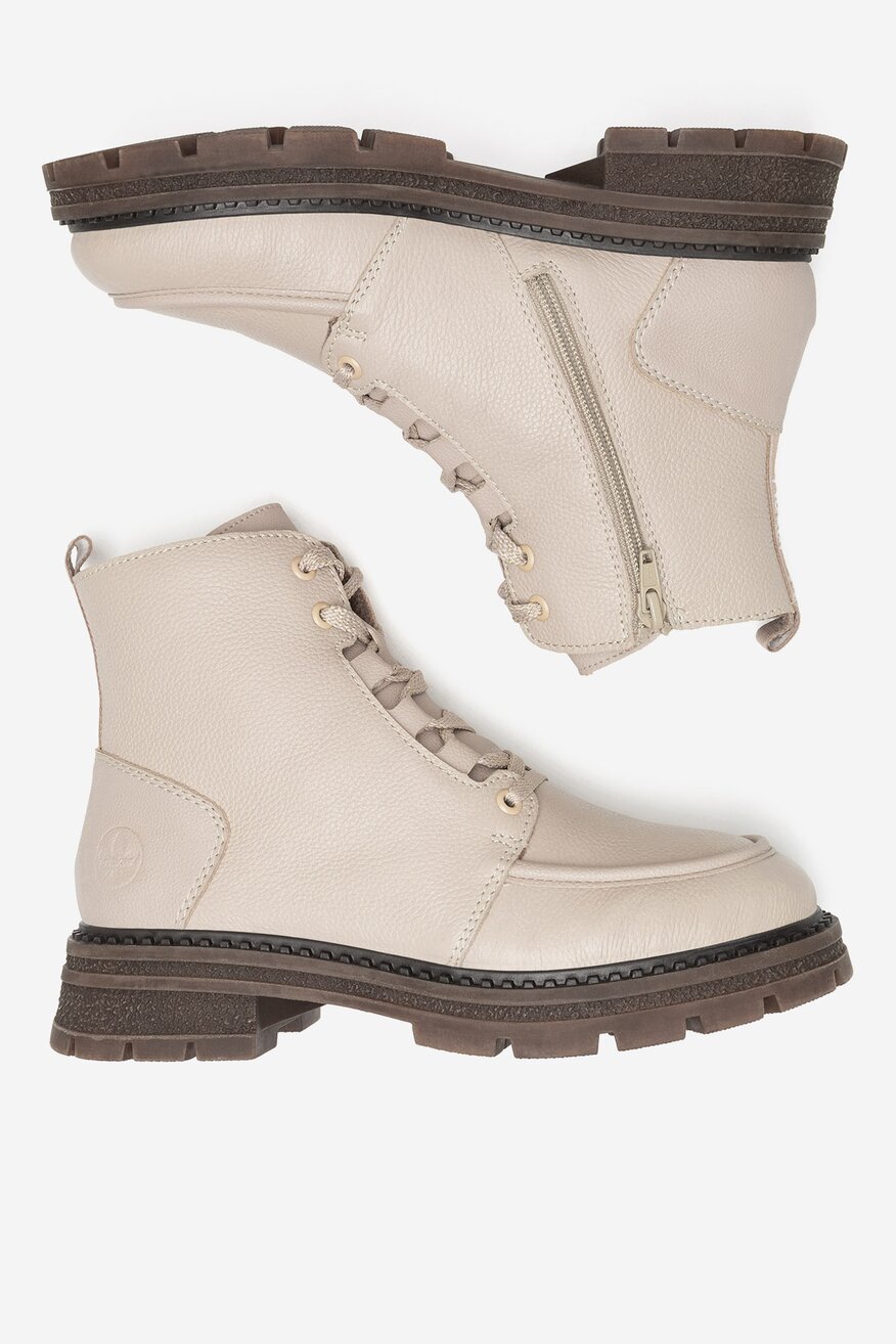 
                Rieker - Trzewiki skórzane ocieplane - 2230062960365