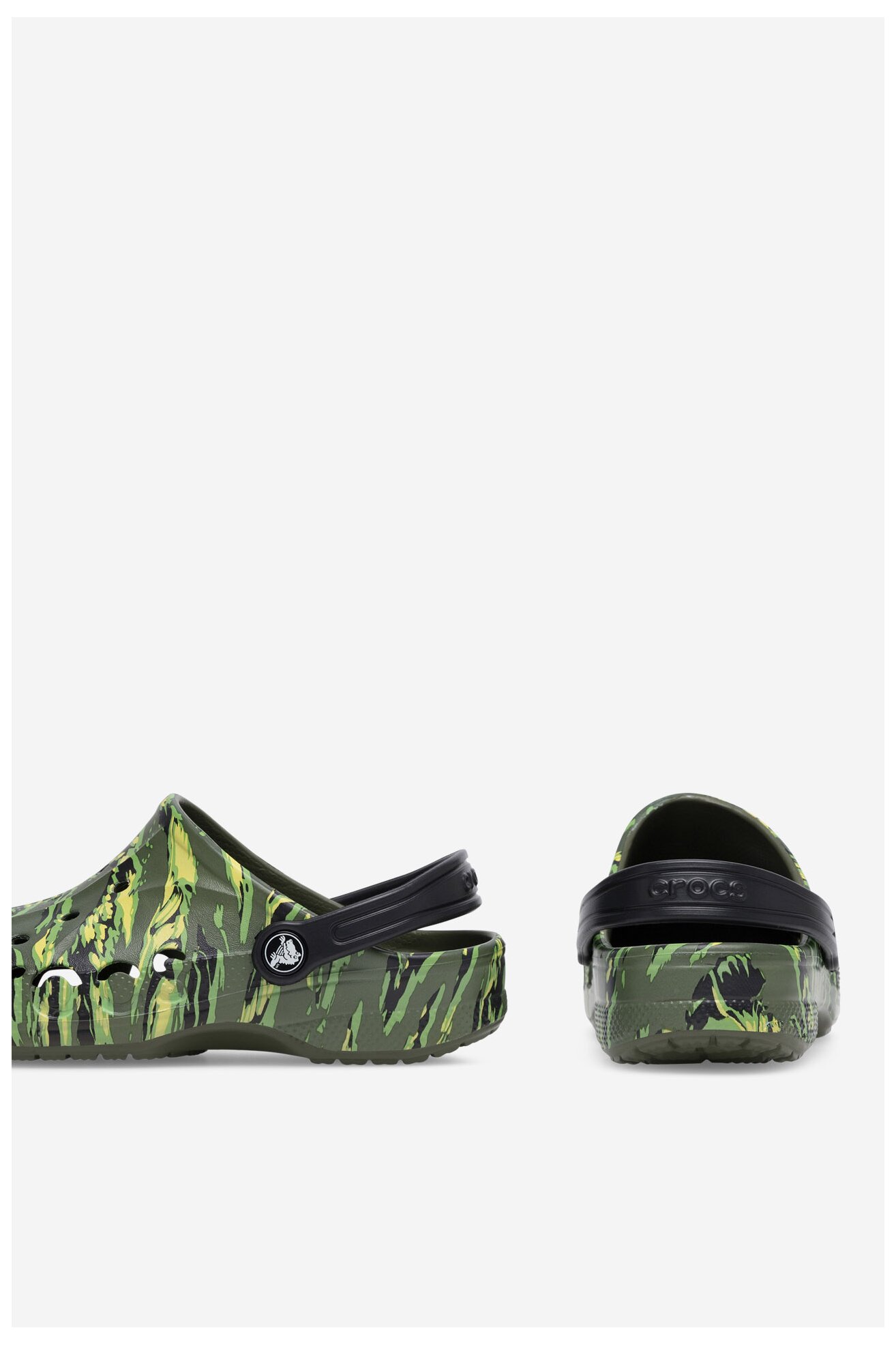 Klapki basenowe Crocs BAYA SEASONAL PRINTED CG 209728-9CX Zielony