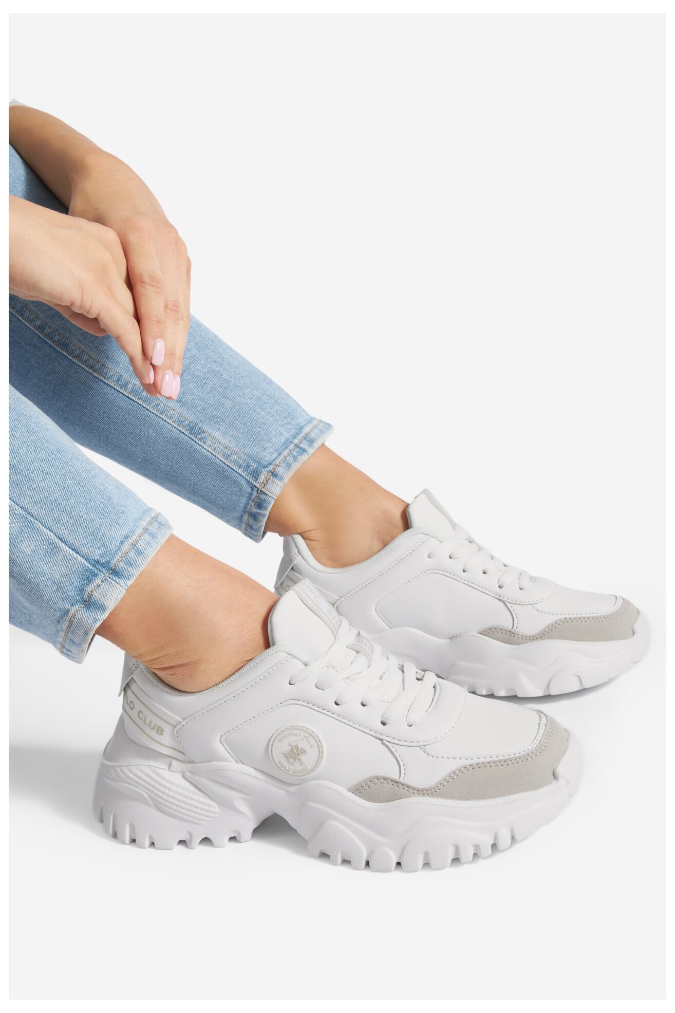 Сникърси Beverly Hills Polo Club WFA3160-1 БЯЛ